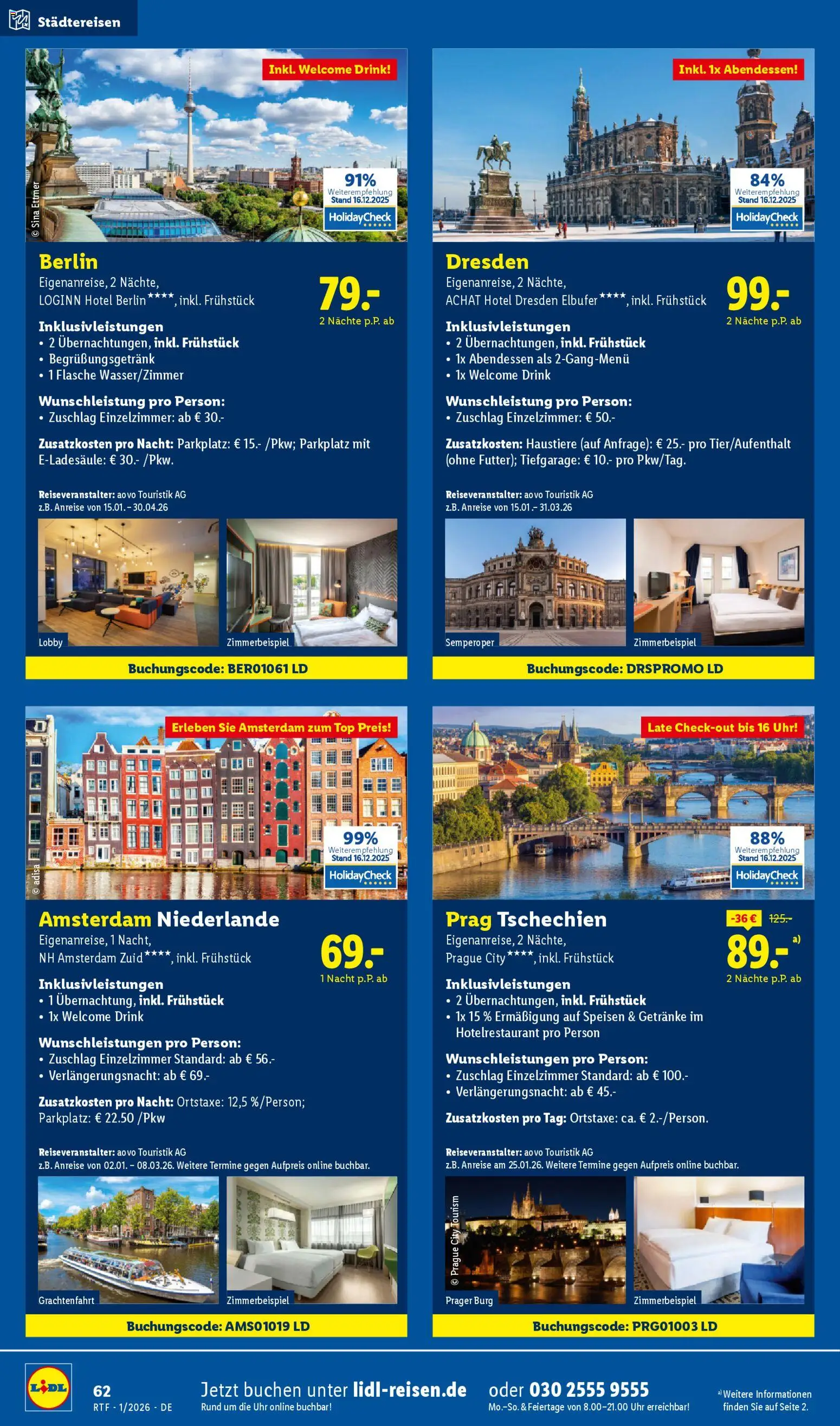 Lidl Reisen - Prospekt – gültig ab 14.01.2026 | Seite: 62 | Produkte: Top, Uhr