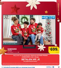 Carrefour - Folder - Voorbeeld van een folder van Carrefour, geldig van 12.11.2025 | Pagina: 61 | Producten: Tv