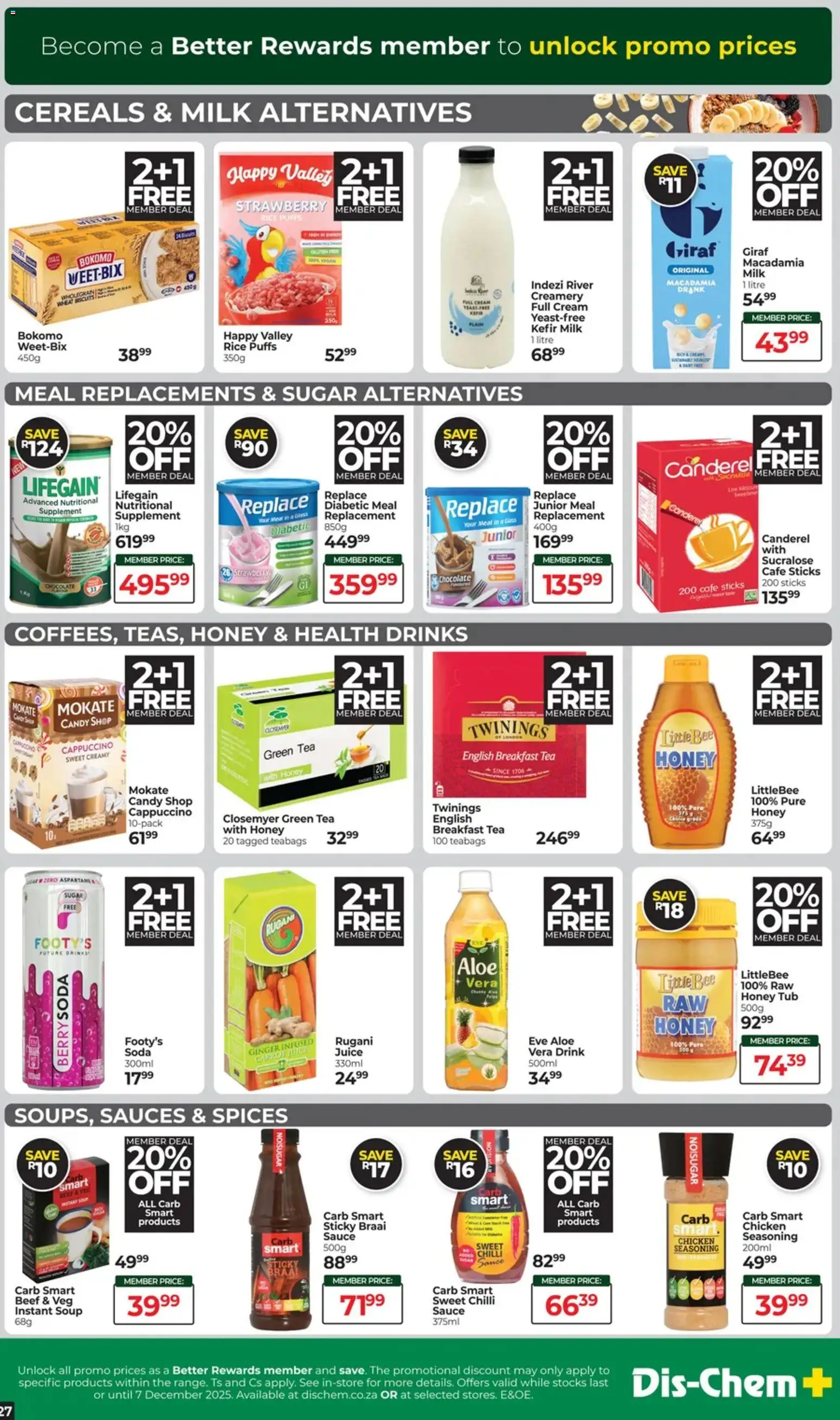 New Dis-Chem catalogue – valid from 18.11.2025 | Page: 27 | Products: Milk, Seasoning, Spices, Chilli