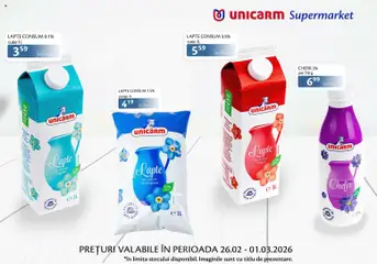 Ofertele Unicarm valabile de la 26.02.2026