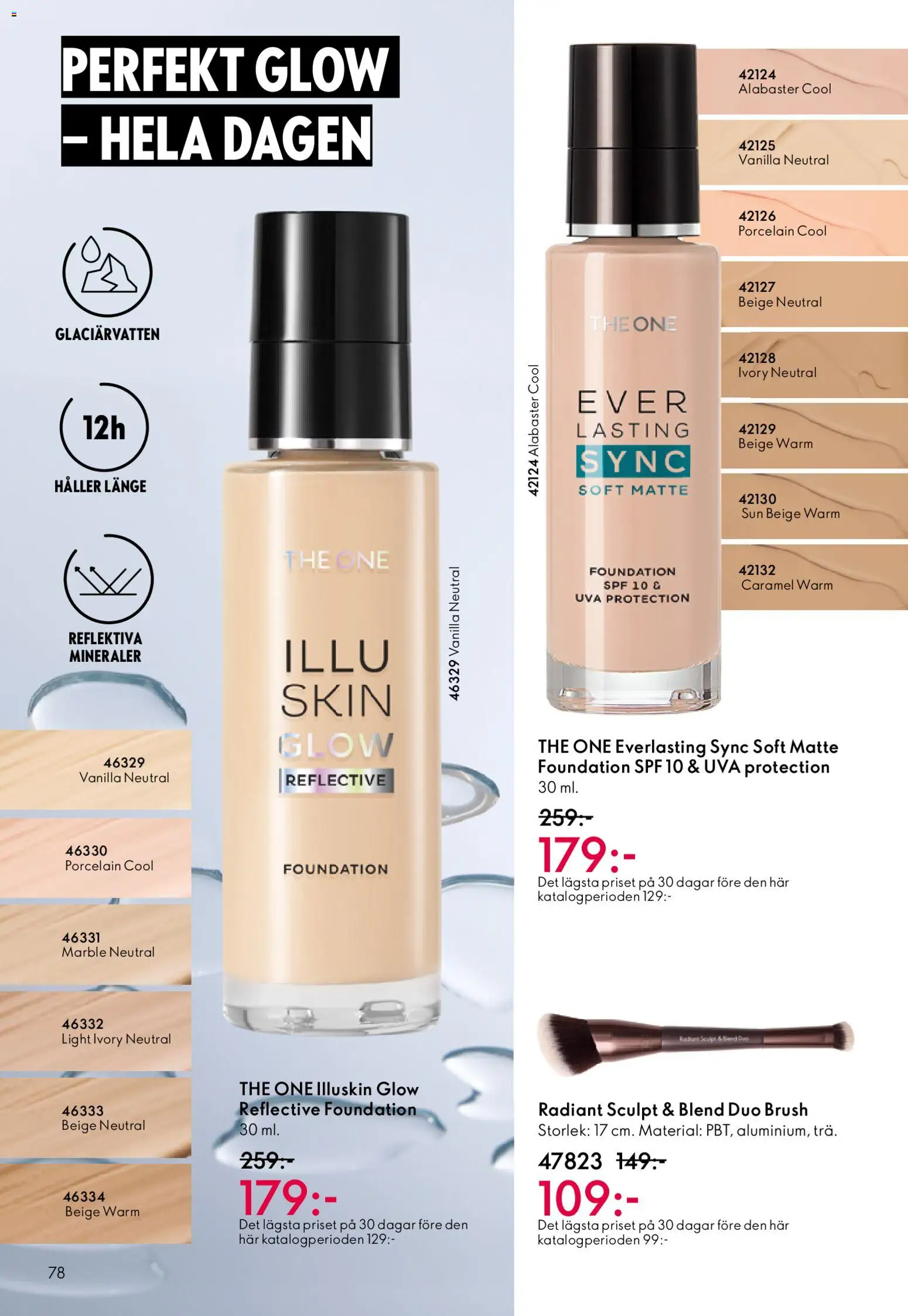 Oriflame reklamblad aktuell från 19.11.2025 | Sida: 78 | Produkter: Foundation