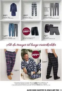 Forhåndsvisning av Spar Kjøp Jule-Magasinet gyldig fra 13.10.2025 | Side: 33 | Produkter: Nuisette, Boxer, Суміш дитяча, Morgenkåpe