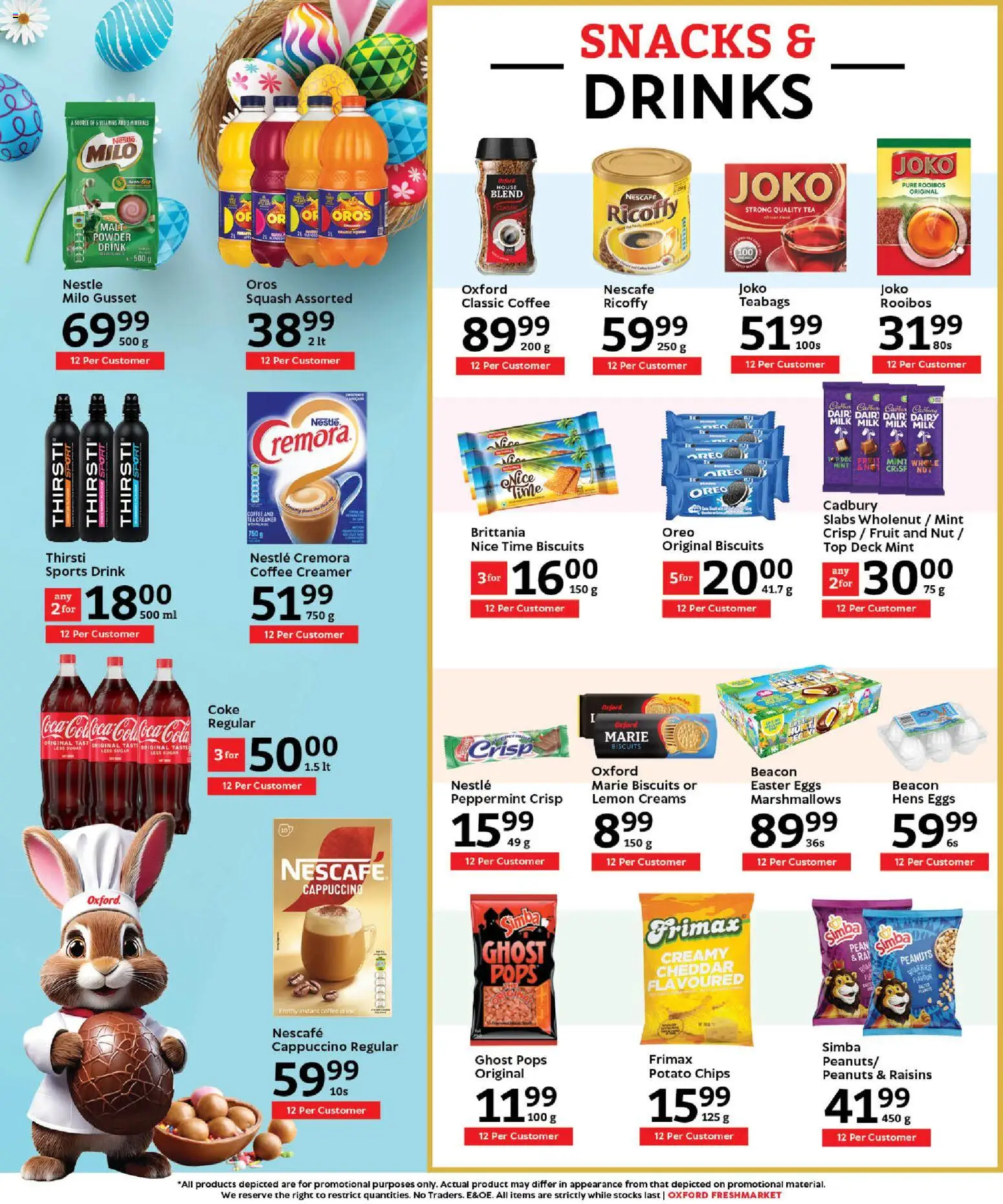 New Oxford Freshmarket catalogue – valid from 18.03.2026 | Page: 10 | Products: Coke, Eggs, Coffee, Raisins