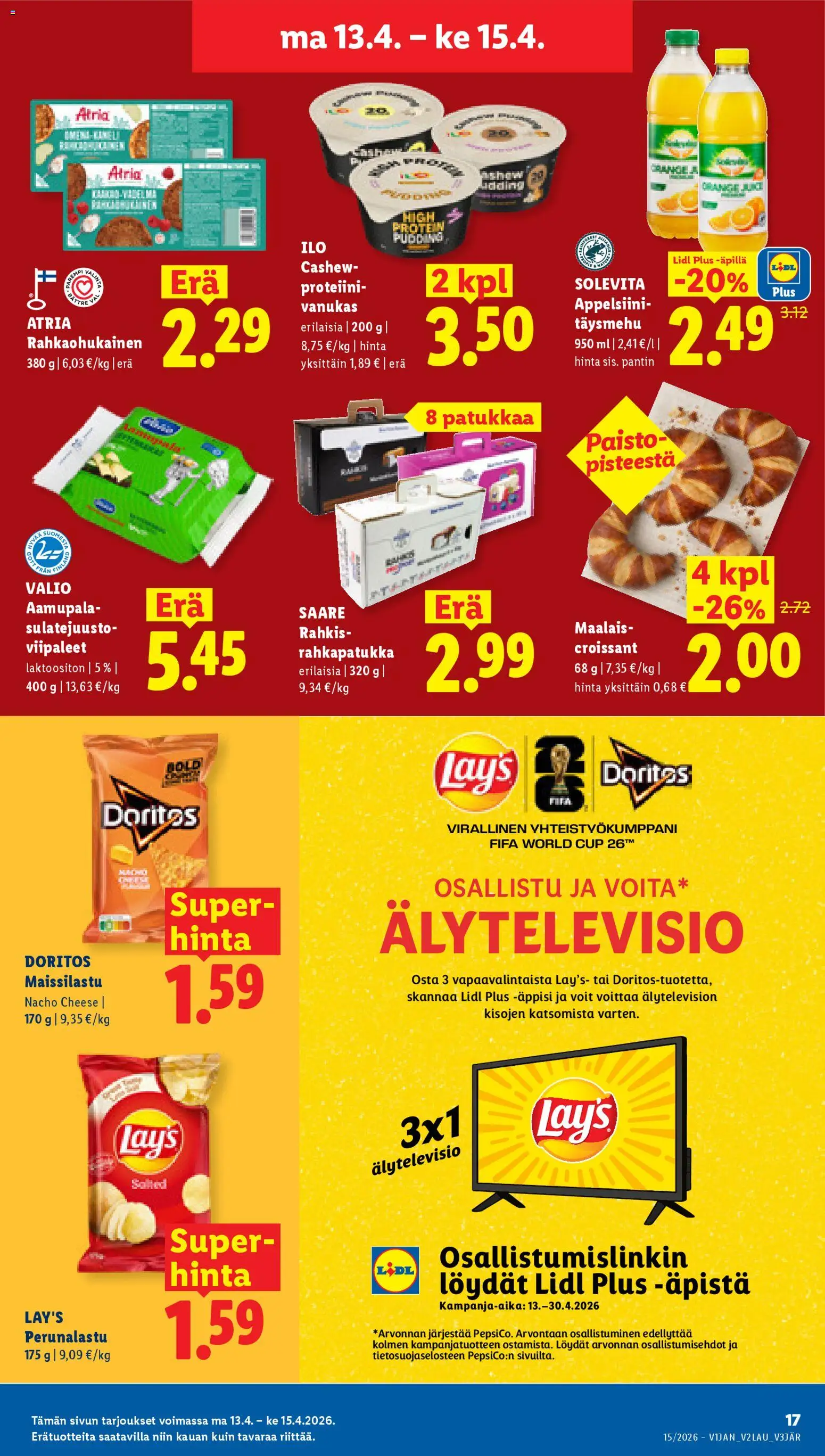 Lidl tarjoukset – voimassa 09.04.2026 alkaen | Sivu: 25 | Tuotteet: Älytelevisio