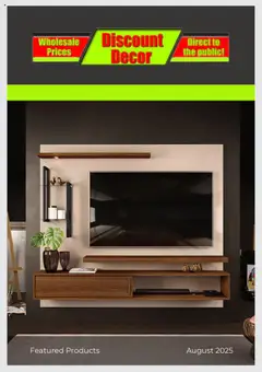 Preview of Discount Decor specials valid from 07.08.2025