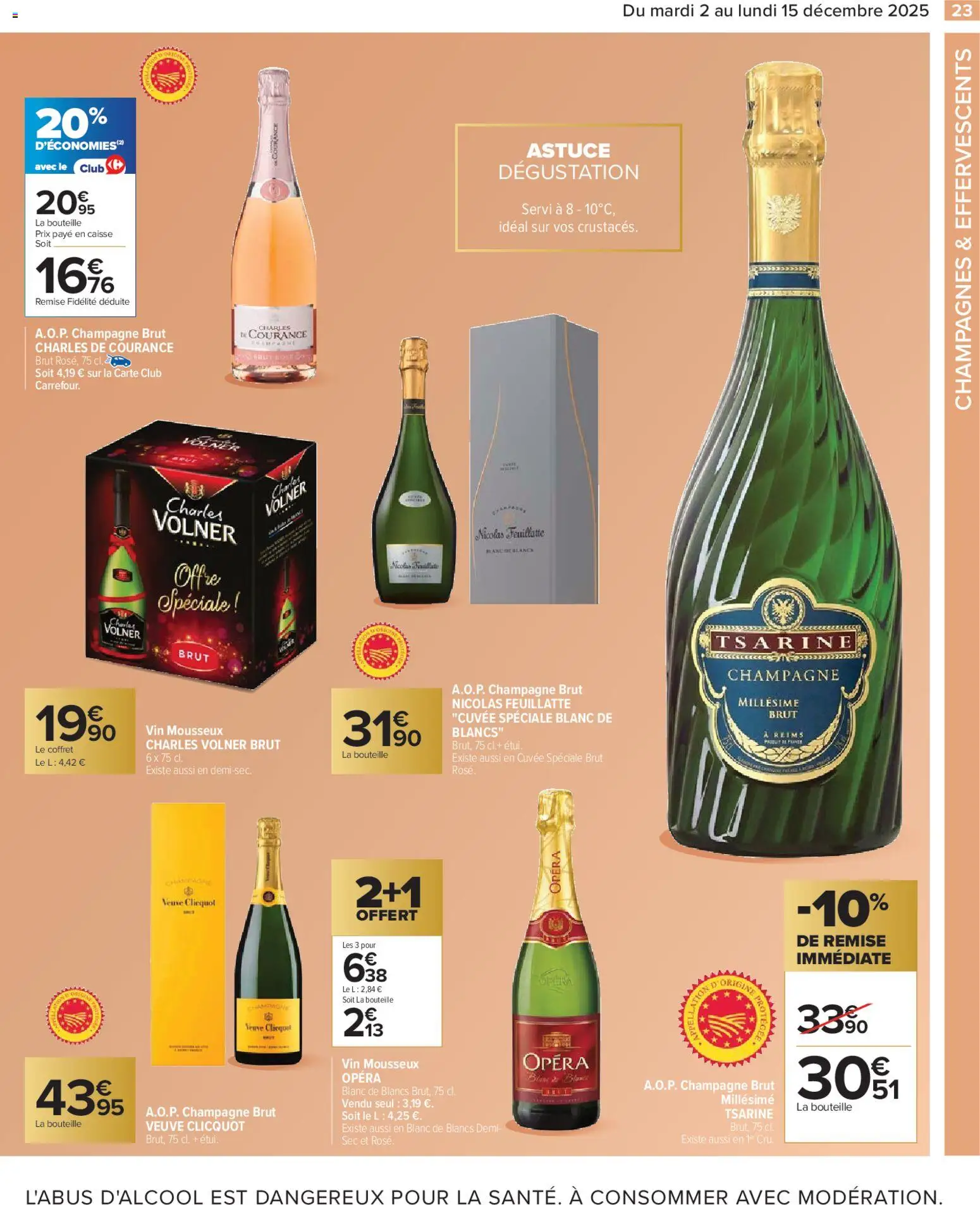 {H1} | Page: 25 | Produits: Vin mousseux, Champagne brut, Champagne, Mousseux