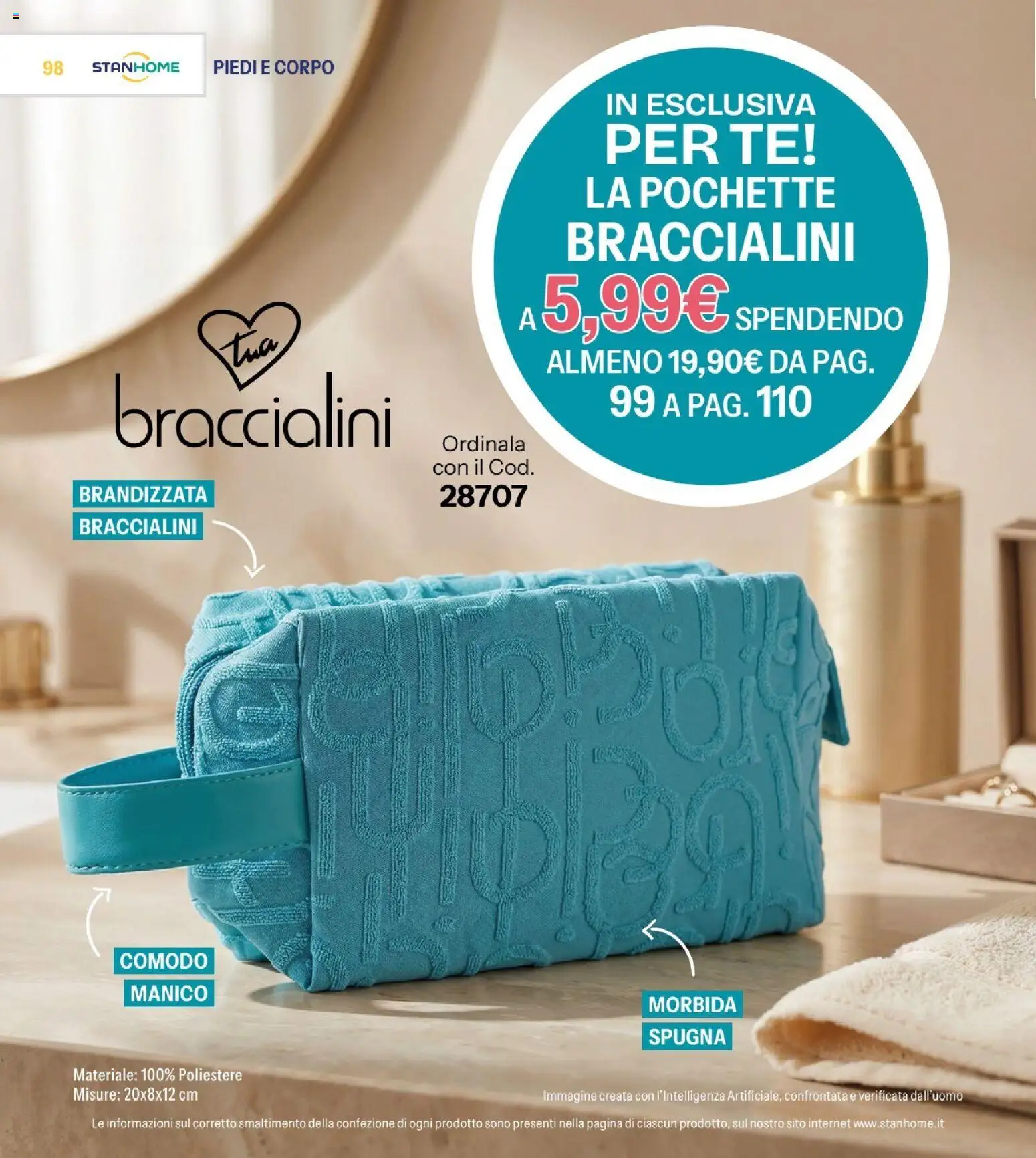 Volantino Stanhome del 21.04.2026 | Pagina: 98 | Prodotti: Spugna, Tè