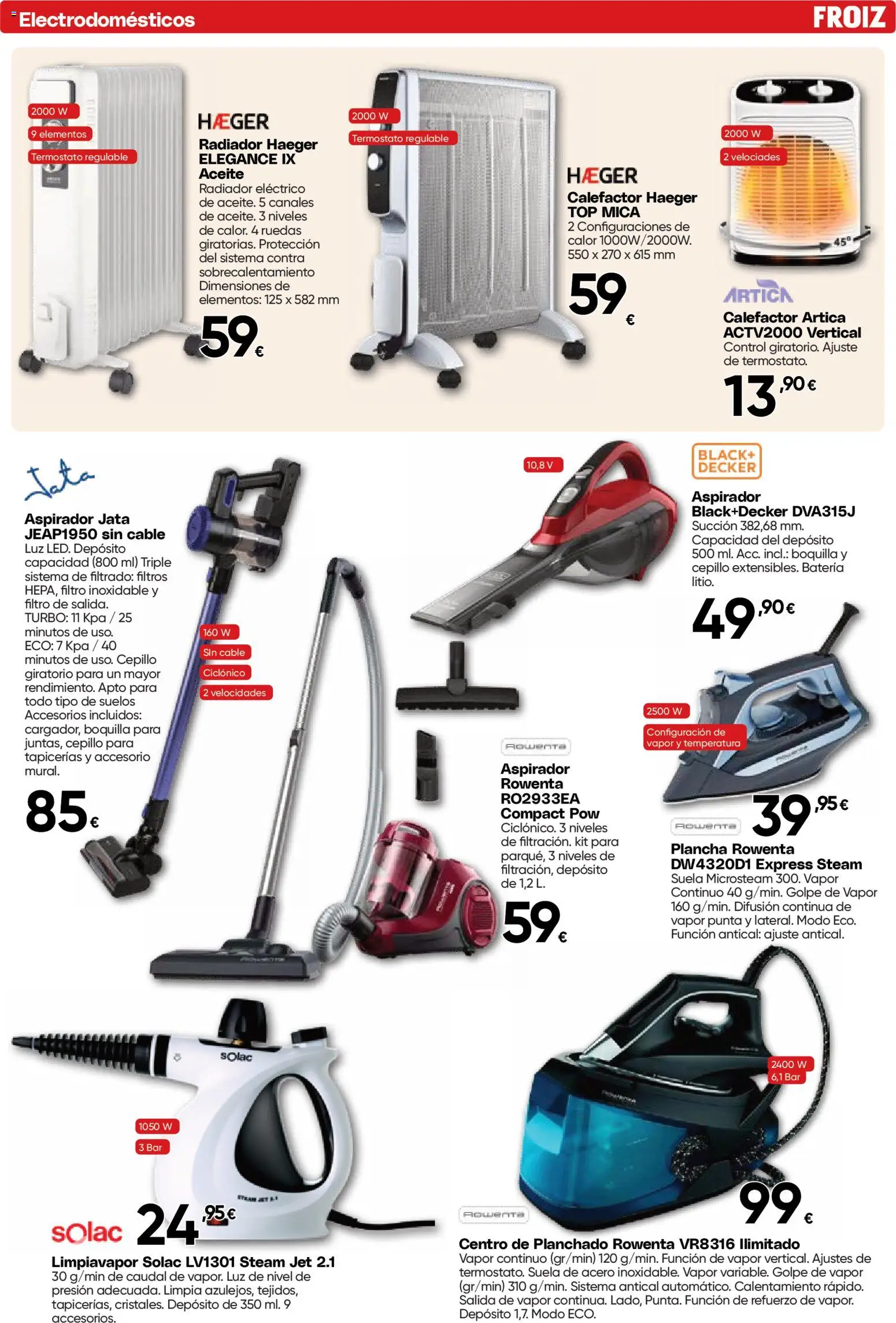 Froiz - Folleto Hiper │ válido desde el 25.02.2026 | Página: 5 | Productos: Aceite, Cable, Aspirador, Batería