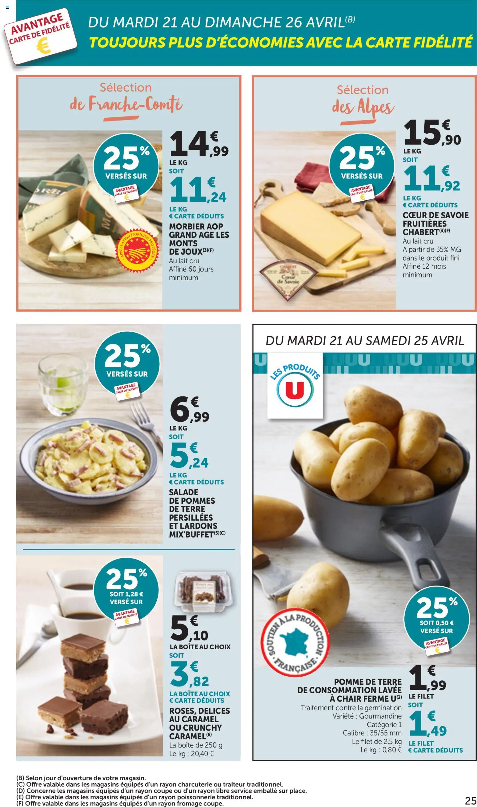 {H1} | Page: 25 | Produits: Pomme, Morbier aop, Lait, Fromage