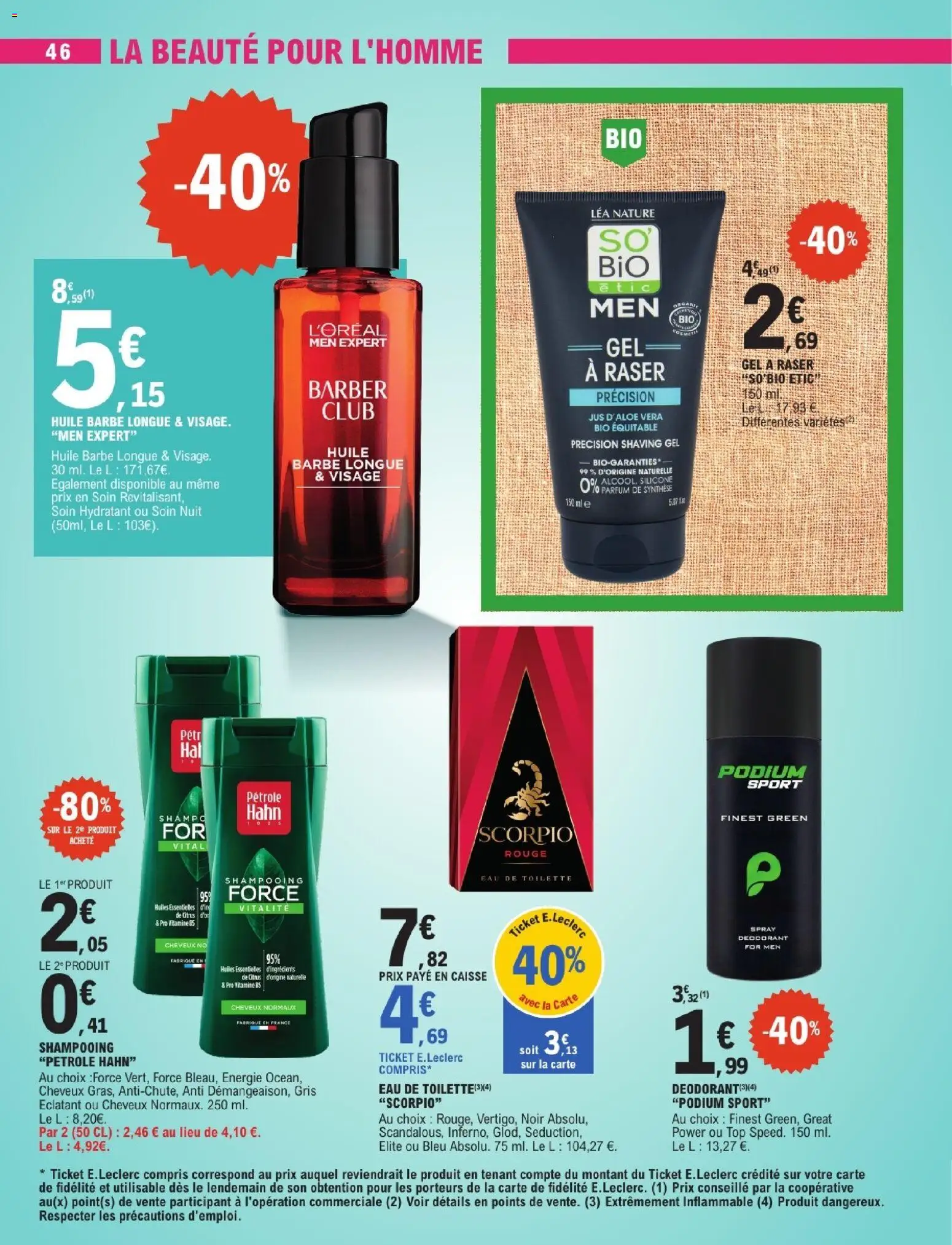 {H1} | Page: 46 | Produits: Parfum, Eau de toilette, Déodorant, Huile