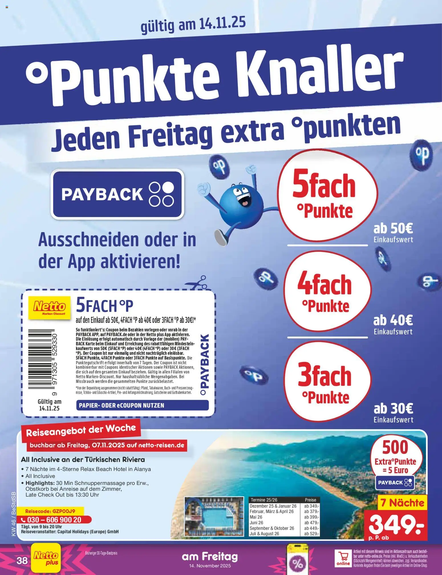 Netto Marken-Discount Prospekt 	 – gültig ab 10.11.2025 | Seite: 46 | Produkte: Uhr