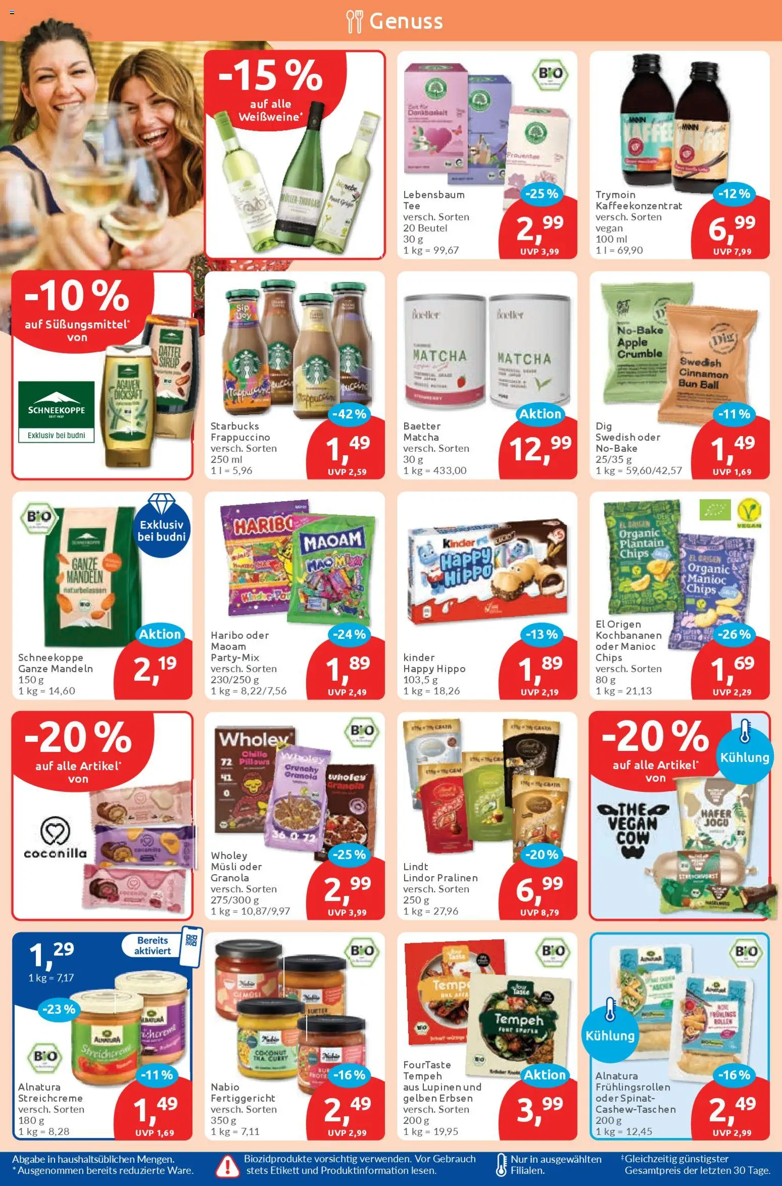 Budni Prospekt 	 – gültig ab 20.04.2026 | Seite: 6 | Produkte: Musli, Apple, Lindt, Chips