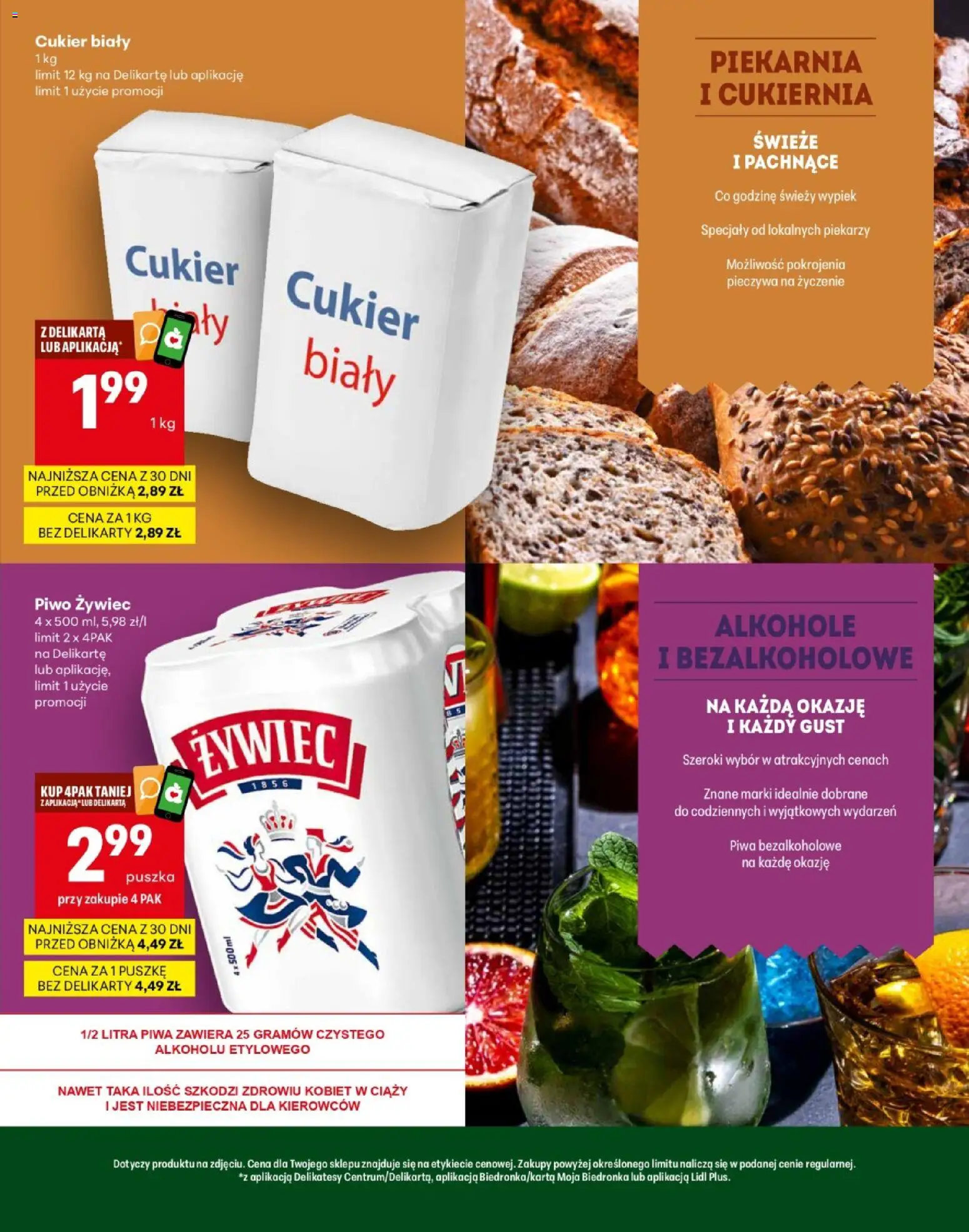 Delikatesy Centrum Gazetka Warszawa Otwarcie od 05.03.2026 | Strona: 3 | Produkty: Delikatesy, Cukier biały, Piwo, Cukier