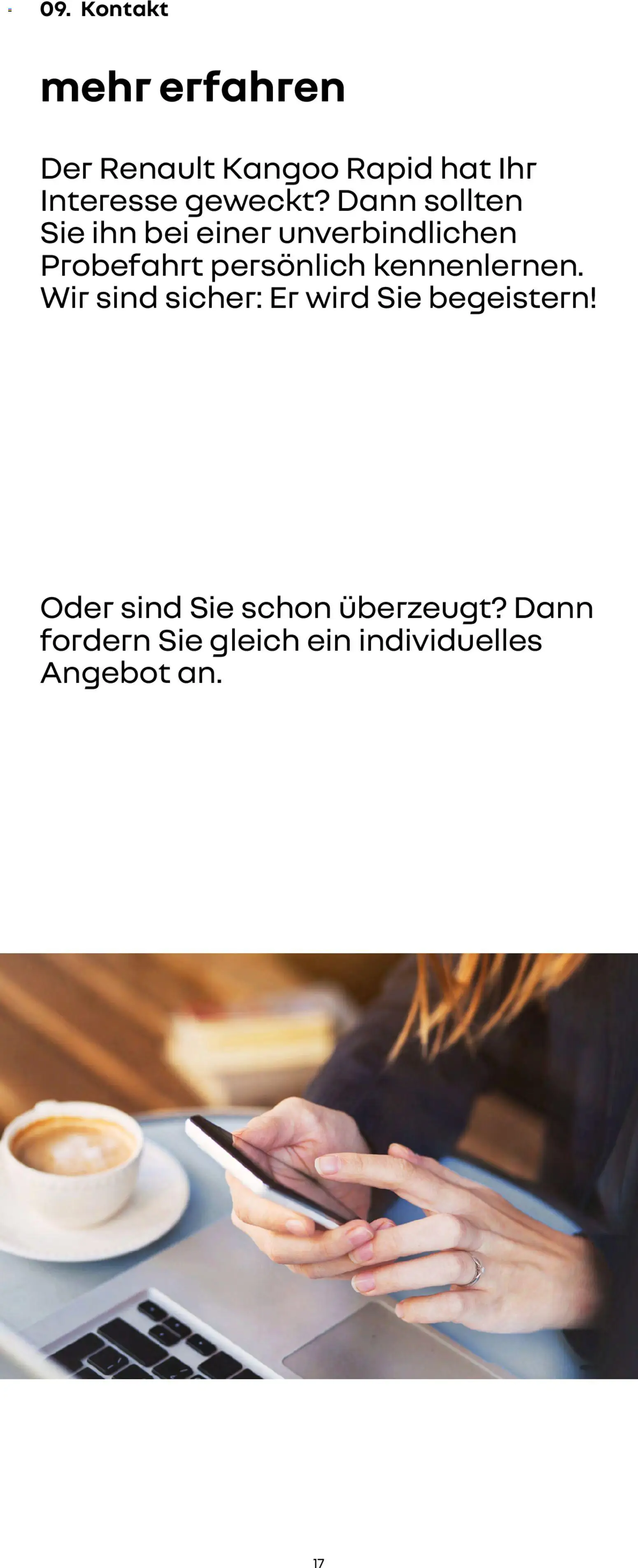 Renault Kangoo Rapid E-Tech – gültig ab 15.01.2026 | Seite: 17