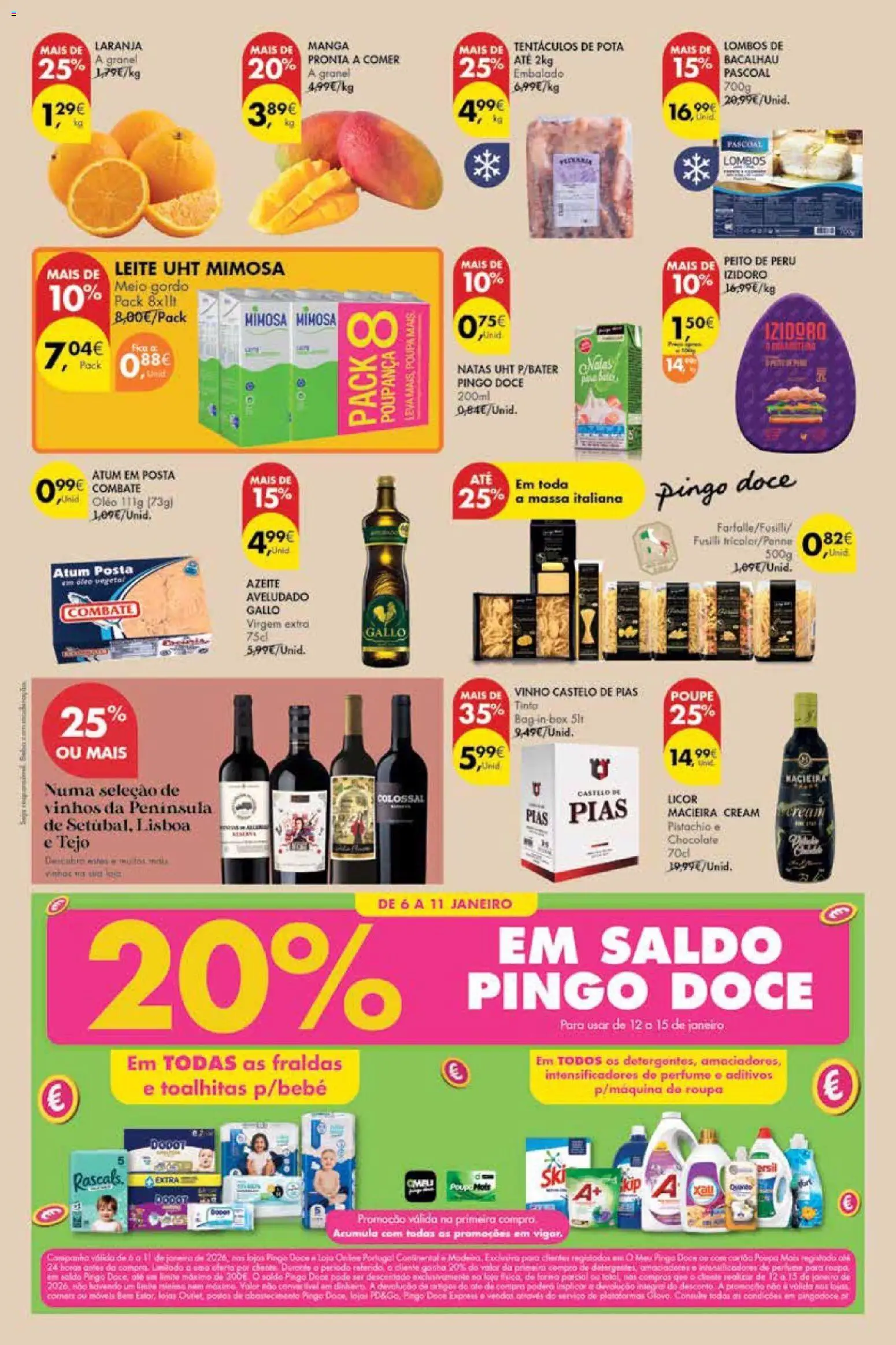Pingo Doce Poupe este Fim de Semana Madeira │ válido de 09.01.2026 | Página: 2 | Produtos: Atum, Peito de peru, Perfume, Massa