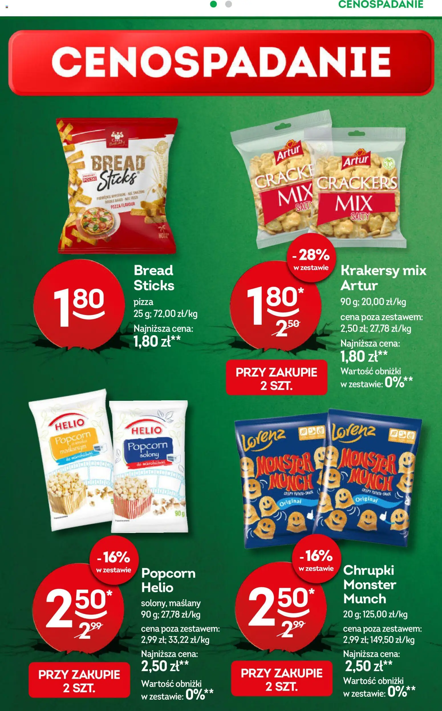 Żabka gazetka od 22.04.2026 | Strona: 58 | Produkty: Chrupki, Krakersy, Pizza, Popcorn