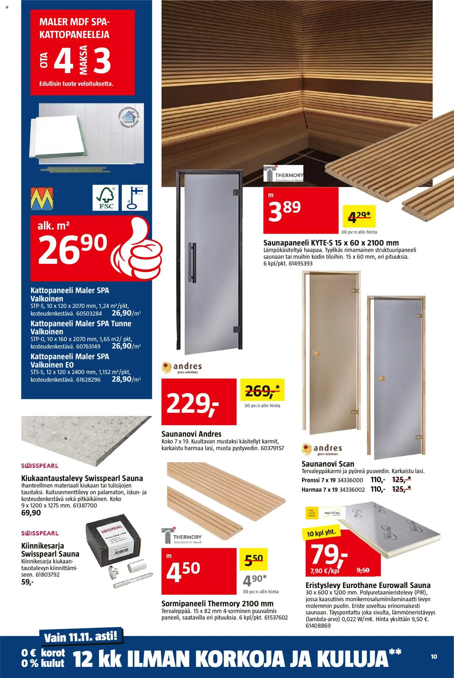 Bauhaus tarjoukset – voimassa 29.10.2025 alkaen | Sivu: 10