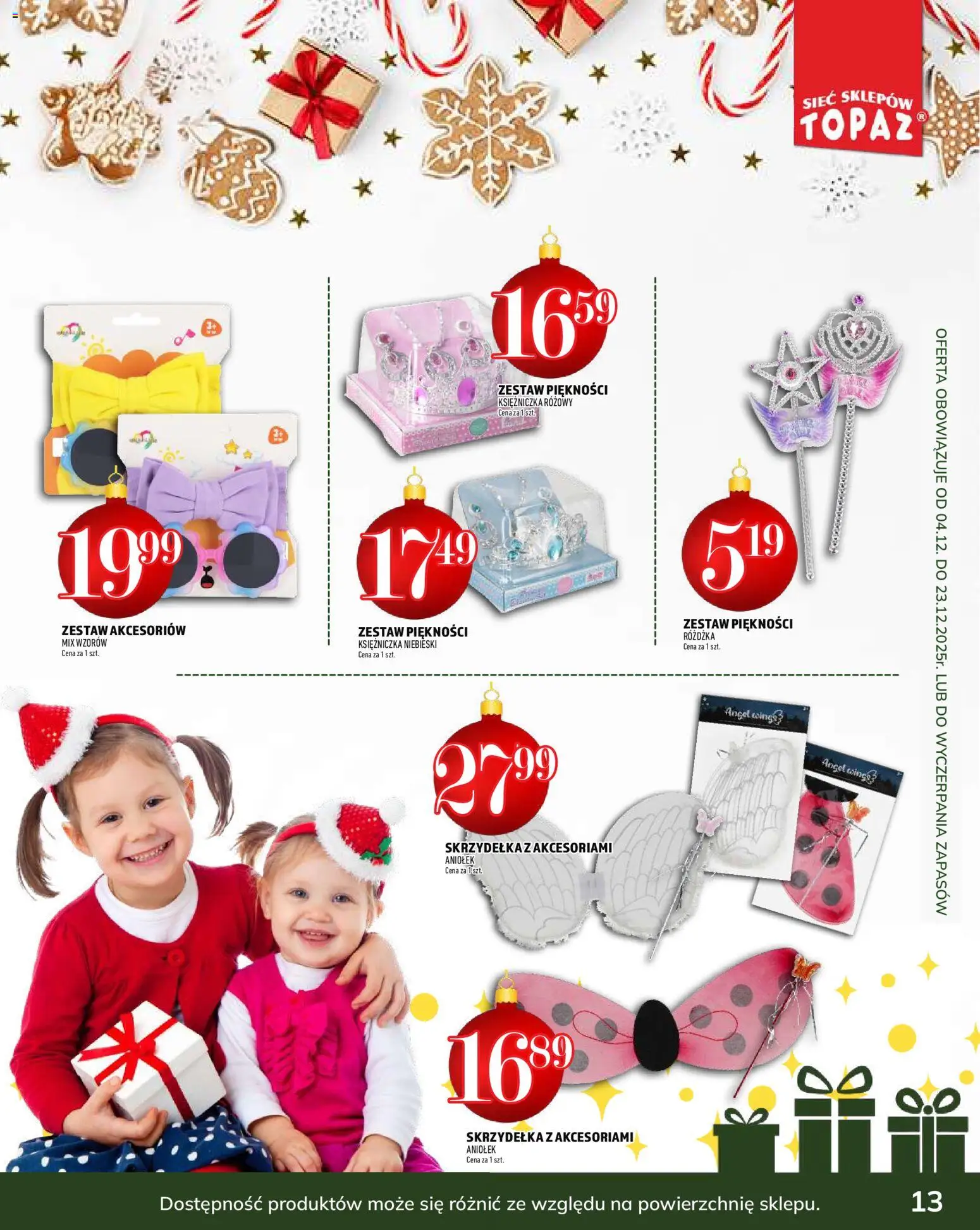 Topaz Gazetka - Podaruj dobre chwile od 04.12.2025 | Strona: 13
