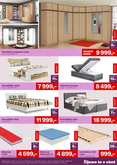 Náhled letáku ASKO nábytek leták od 20.11.2025 | Strana: 3 | Produkty: Válenda, Matrace, Rošt, Skříň