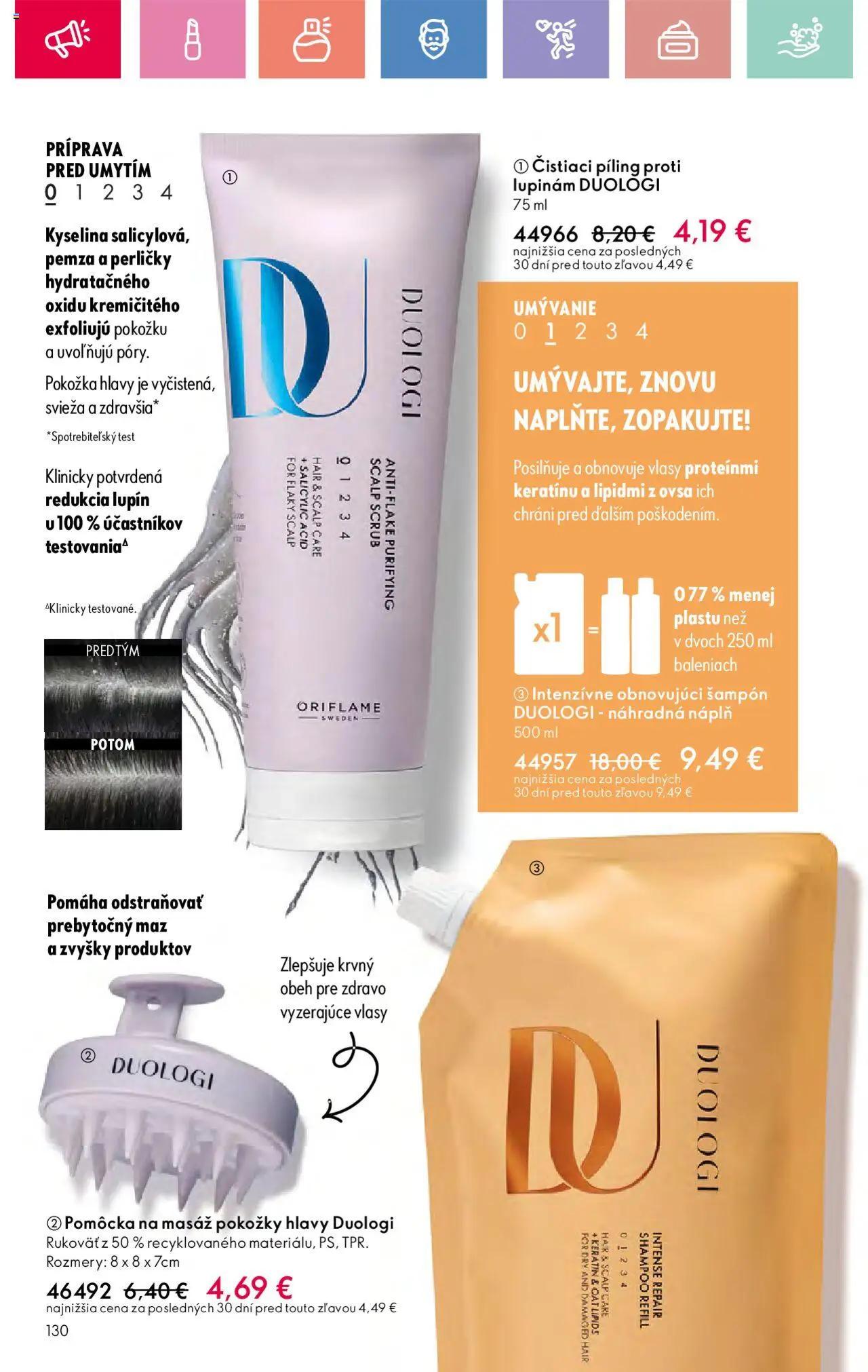 Katalóg Oriflame 10 2025 │ platný od 06.07.2025 | Strana: 130 | Produkty: Šampón