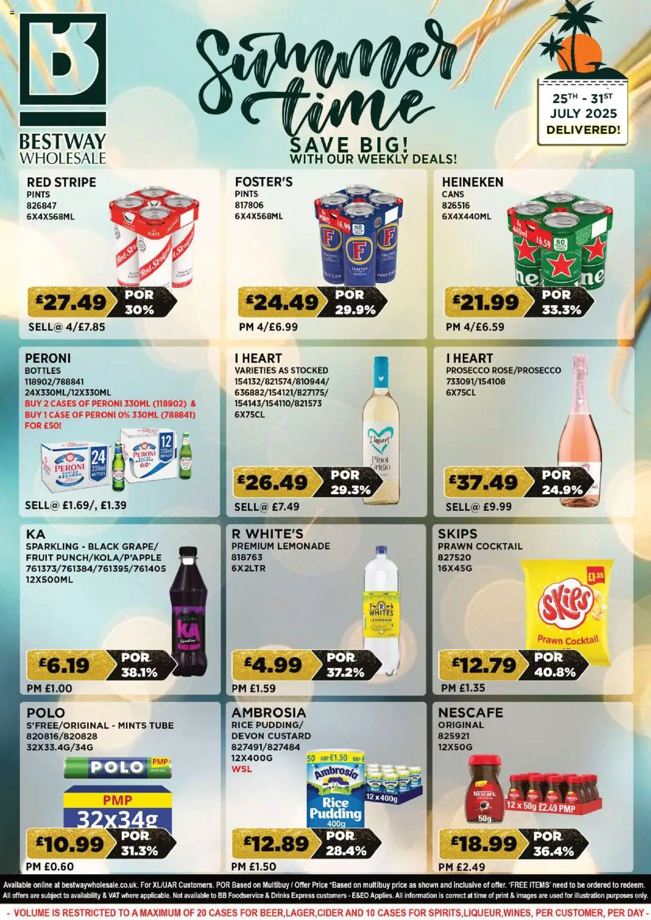  | Page: 1 | Products: Prosecco, Rice, Case, Pudding