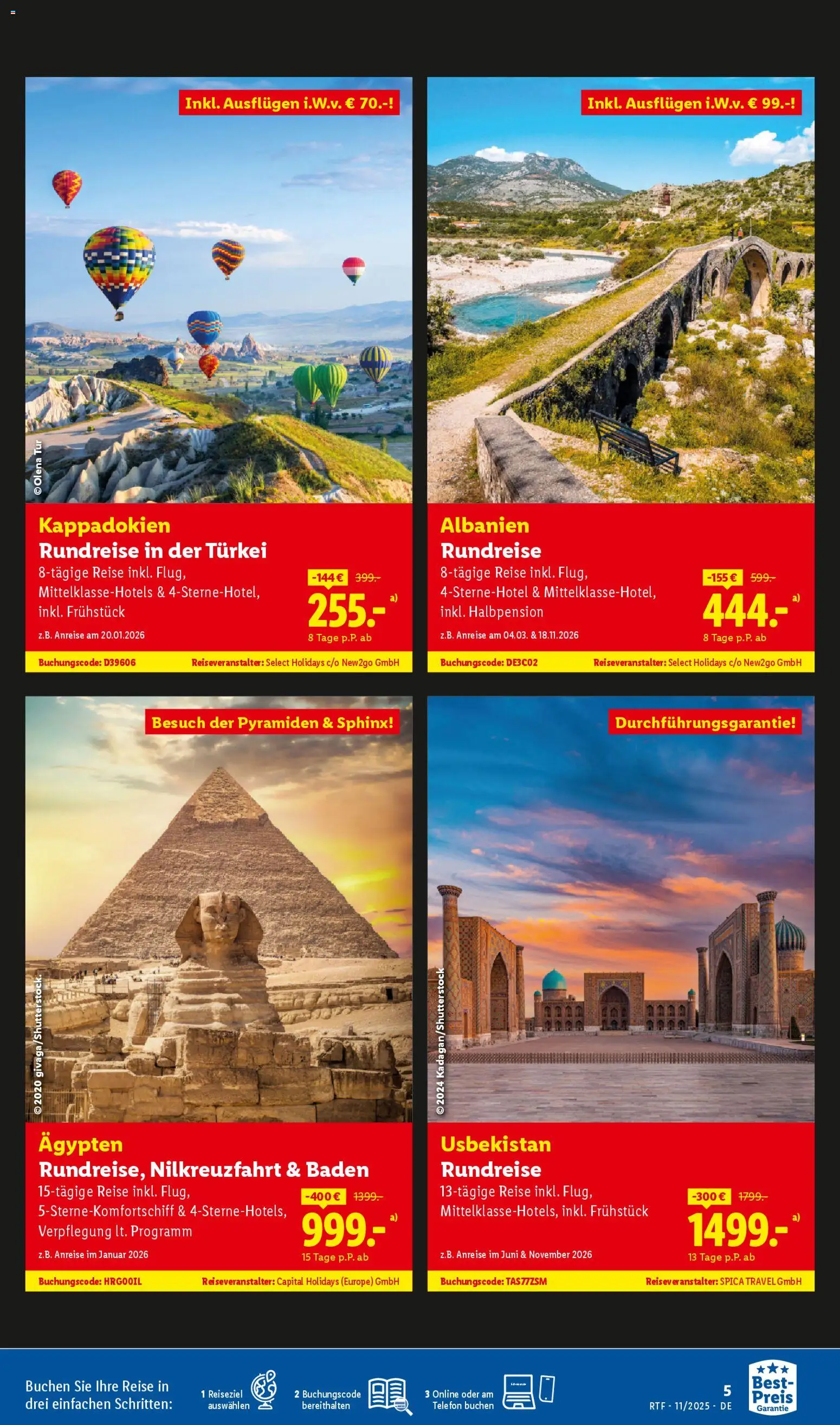 Lidl Reisen - Black Friday – gültig ab 12.11.2025 | Seite: 5 | Produkte: Tür, Telefon