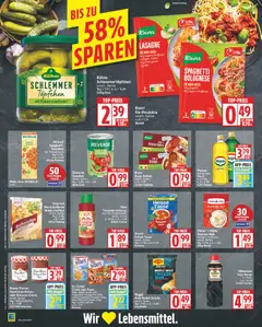 Mirácoli Spaghetti-Klassiker, mit Tomatensauce, 1kg = 6,54, n. G.= 3,99, 610,4g Packung ab 27.10.2025 gültig | Seite: 8
