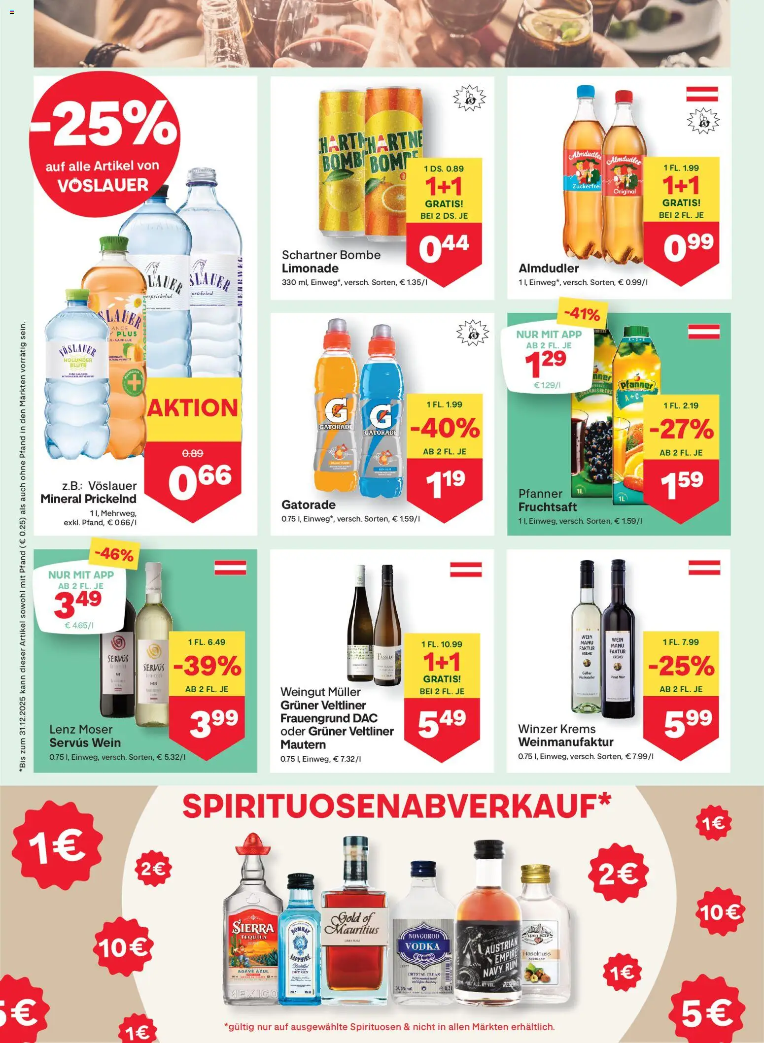 MPREIS Lenzing gültig ab 20.11.2025 | Seite: 10 | Produkte: Gin, Wein