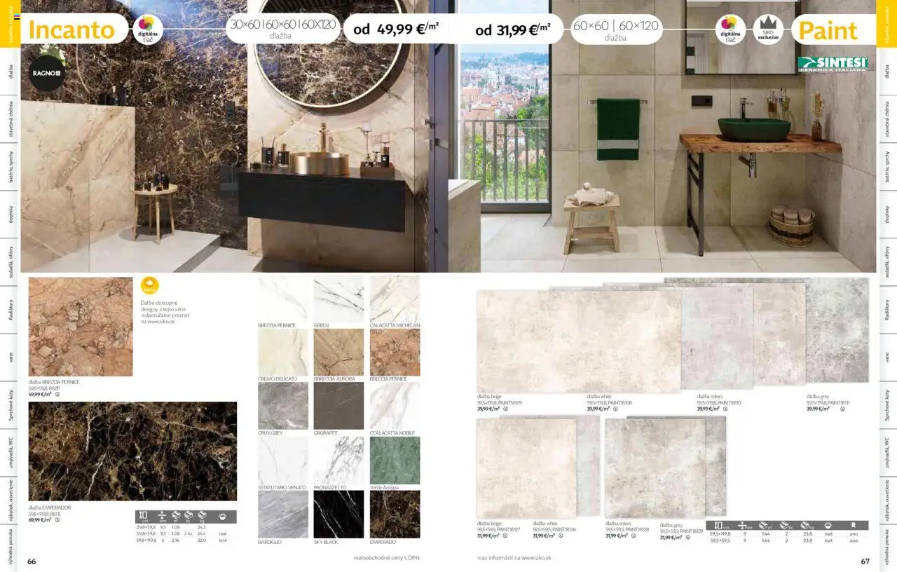 Nové Siko akcie – leták je platný od 01.09.2025 | Strana: 34 | Produkty: Osvetlenie, Dlažba, Radiátory