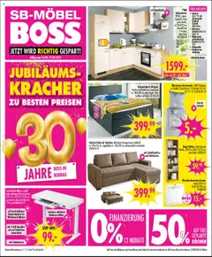 SB Möbel Boss Prospekt Bobbau	 ab 13.09.2025 gültig