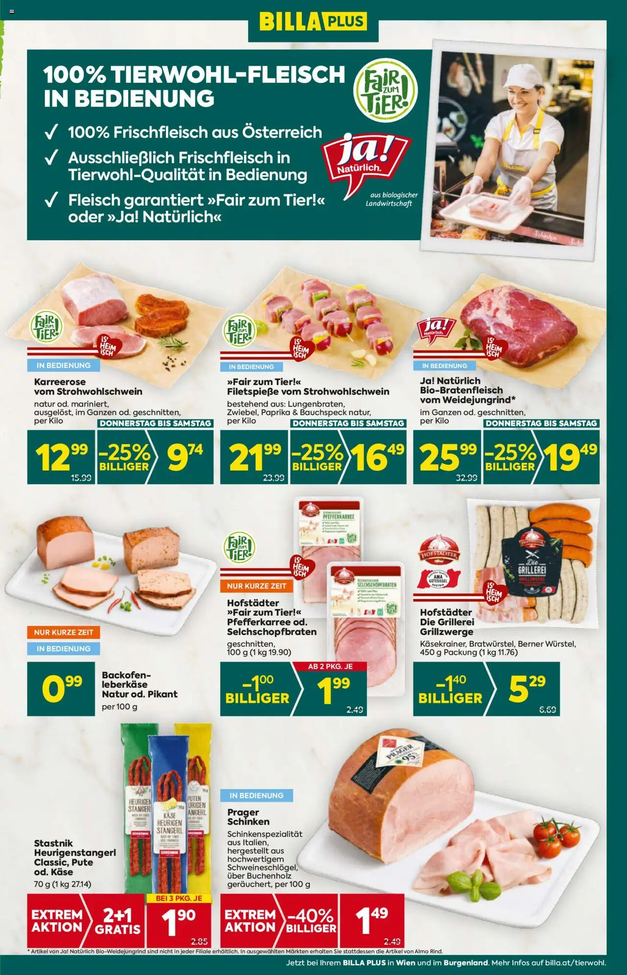 Billa Plus Flugblatt gültig ab 14.08.2025 | Seite: 9 | Produkte: Pasta, Salat, Jääkaappipakastin