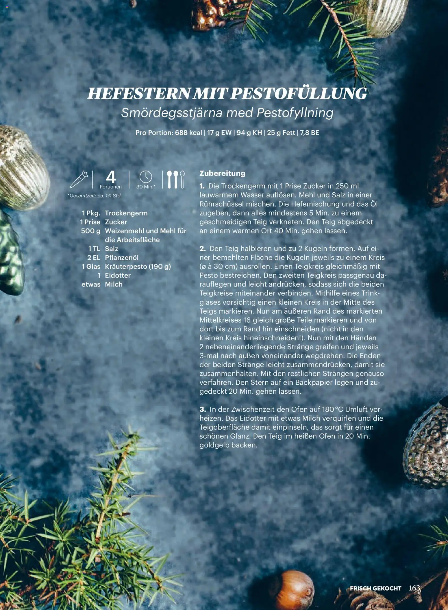 Billa  Frisch Gekocht gültig ab 01.12.2025 | Seite: 163 | Produkte: Salz, Zucker, Ofen, Öl