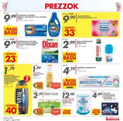 Volantino Italmark del 23.07.2025 | Pagina: 11 | Prodotti: Latte, Menta, Bagno, Doccia