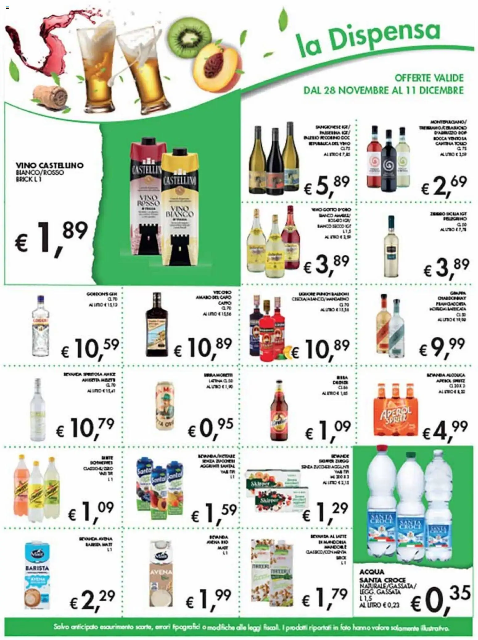 Volantino Coal del 28.11.2025 | Pagina: 13 | Prodotti: Acqua, Vino