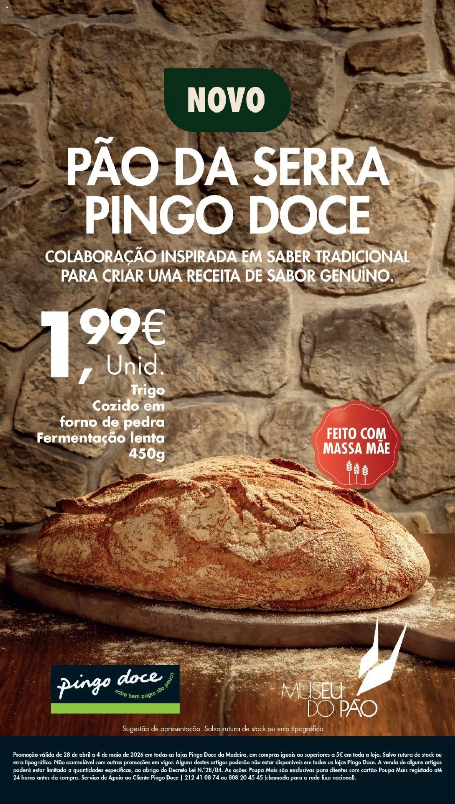 Pingo Doce Poupe Esta Semana Madeira │ válido de 28.04.2026 | Página: 28 | Produtos: Forno, Pão, Massa