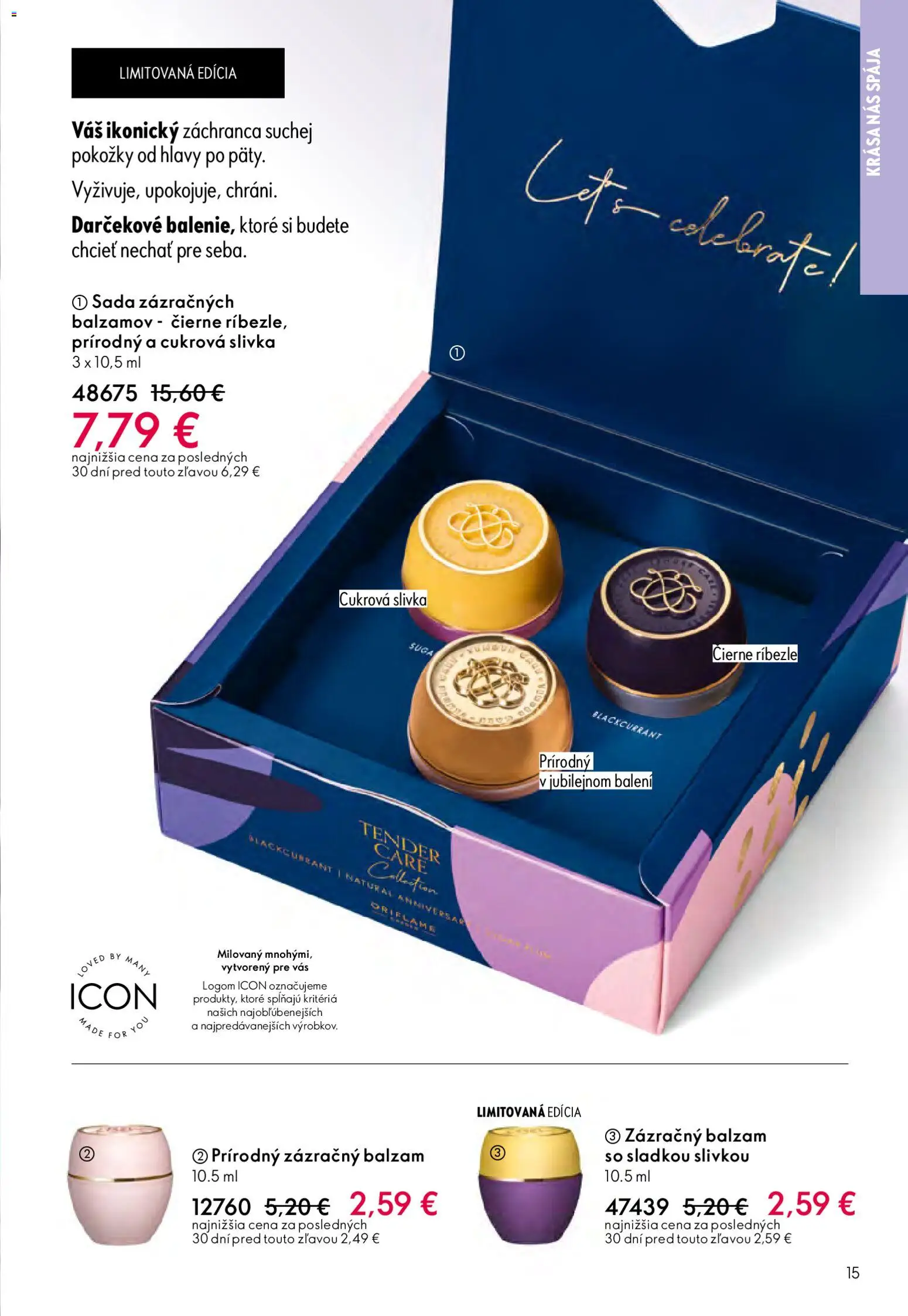 Nové Oriflame akcie – leták je platný od 06.05.2026 | Strana: 15 | Produkty: Ríbezle
