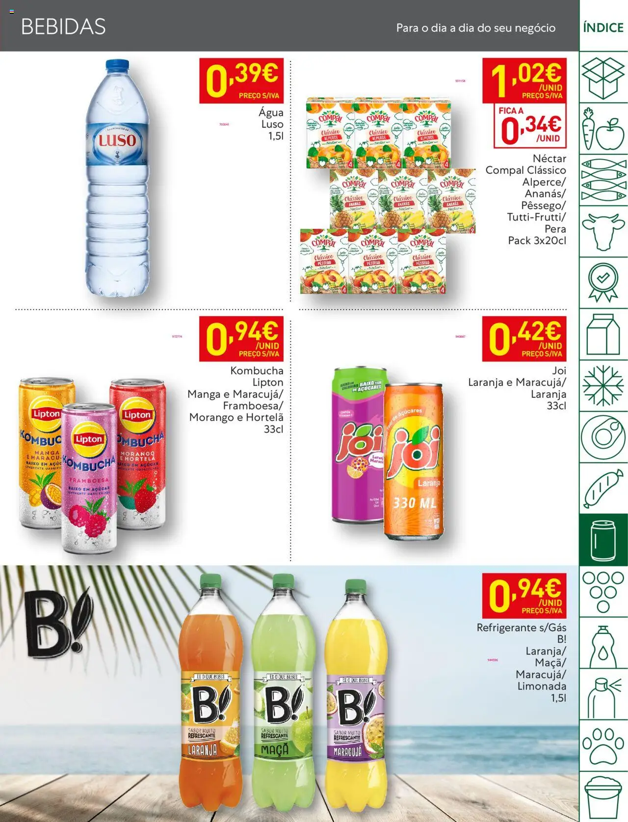 Recheio folheto │ válido de 05.08.2025 | Página: 31 | Produtos: Refrigerante, Kombucha, Hortelã, Açúcar