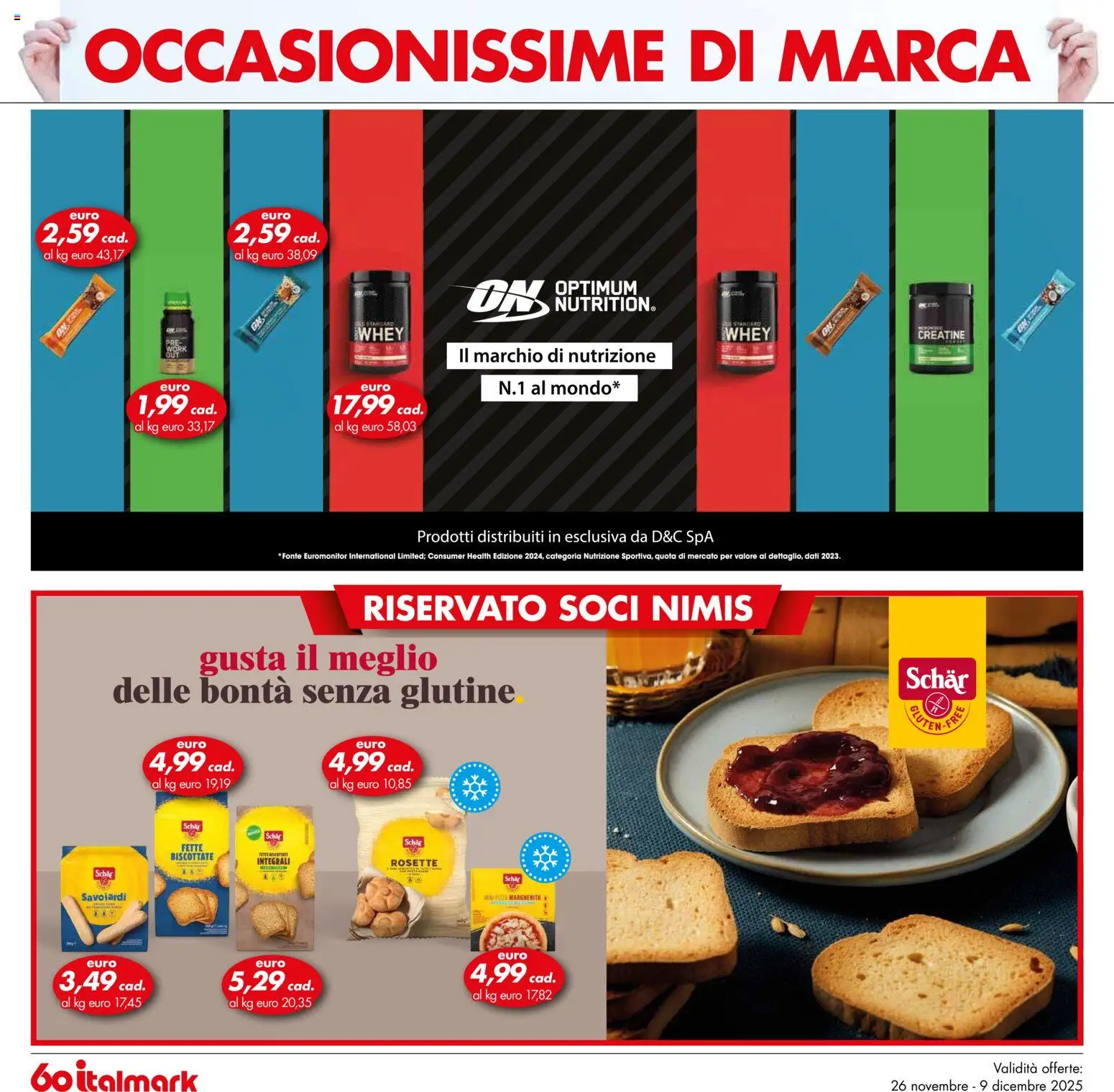 Volantino Italmark del 26.12.2025 | Pagina: 12 | Prodotti: Pizza, Savoiardi