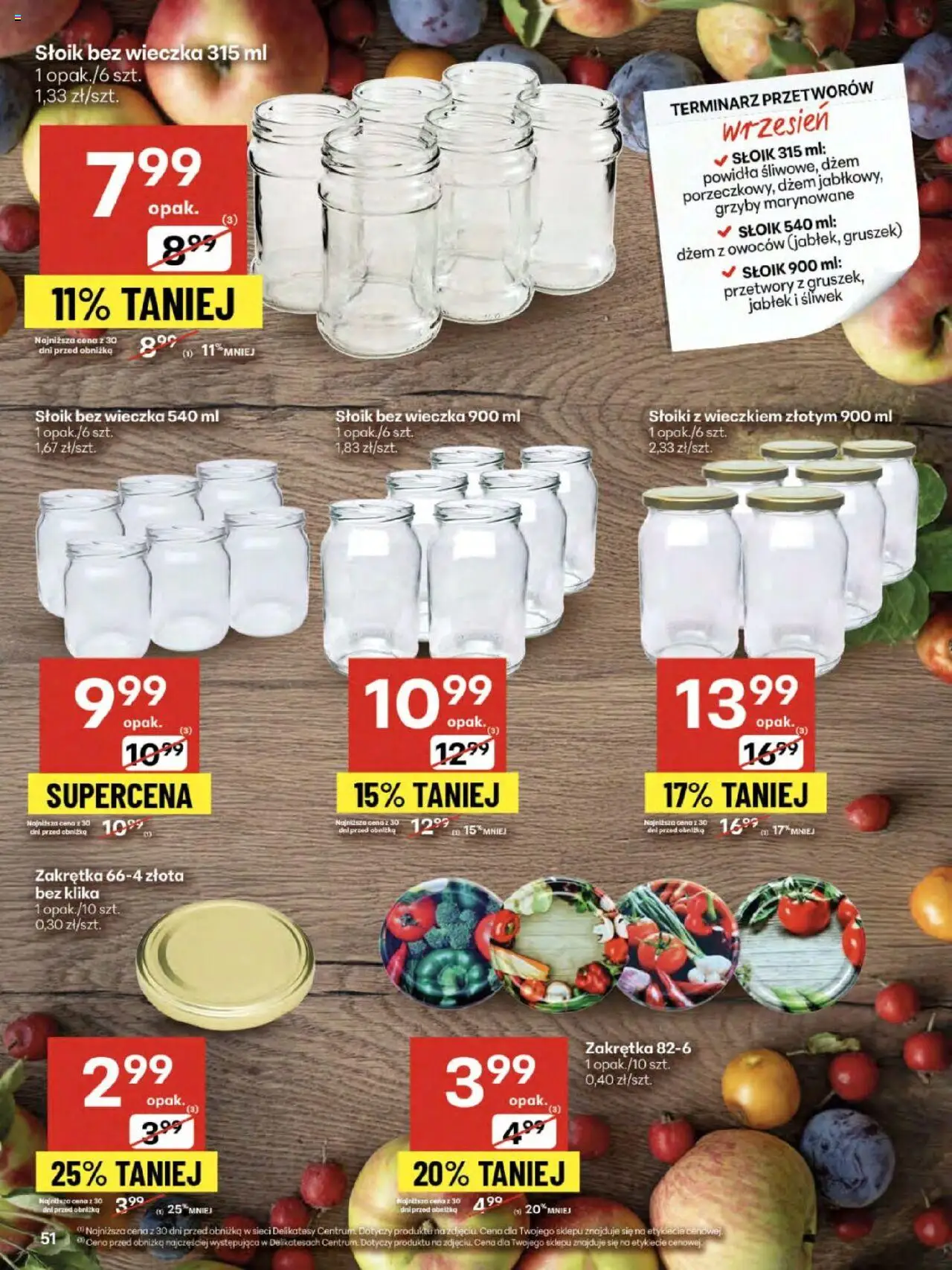 Delikatesy Centrum Gazetka - Sklepy Własne od 21.08.2025 | Strona: 51 | Produkty: Grzyby marynowane, Delikatesy, Dżem, Powidła