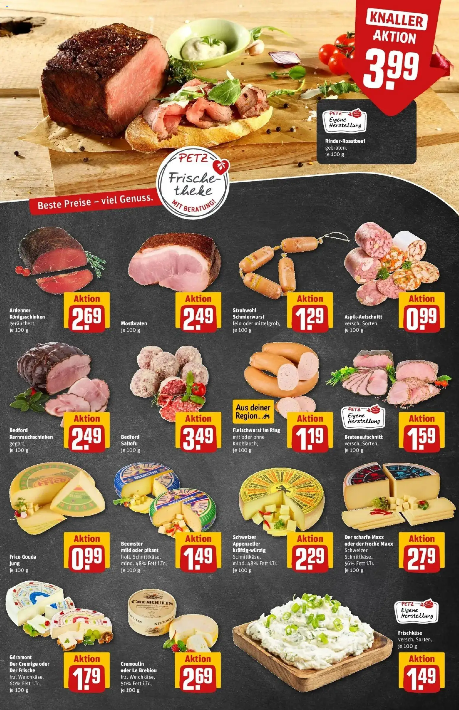 Rewe Prospekt Neunkirchen	 – gültig ab 30.03.2026 | Seite: 13 | Produkte: Geramont, Theke, Gouda, Frischkase