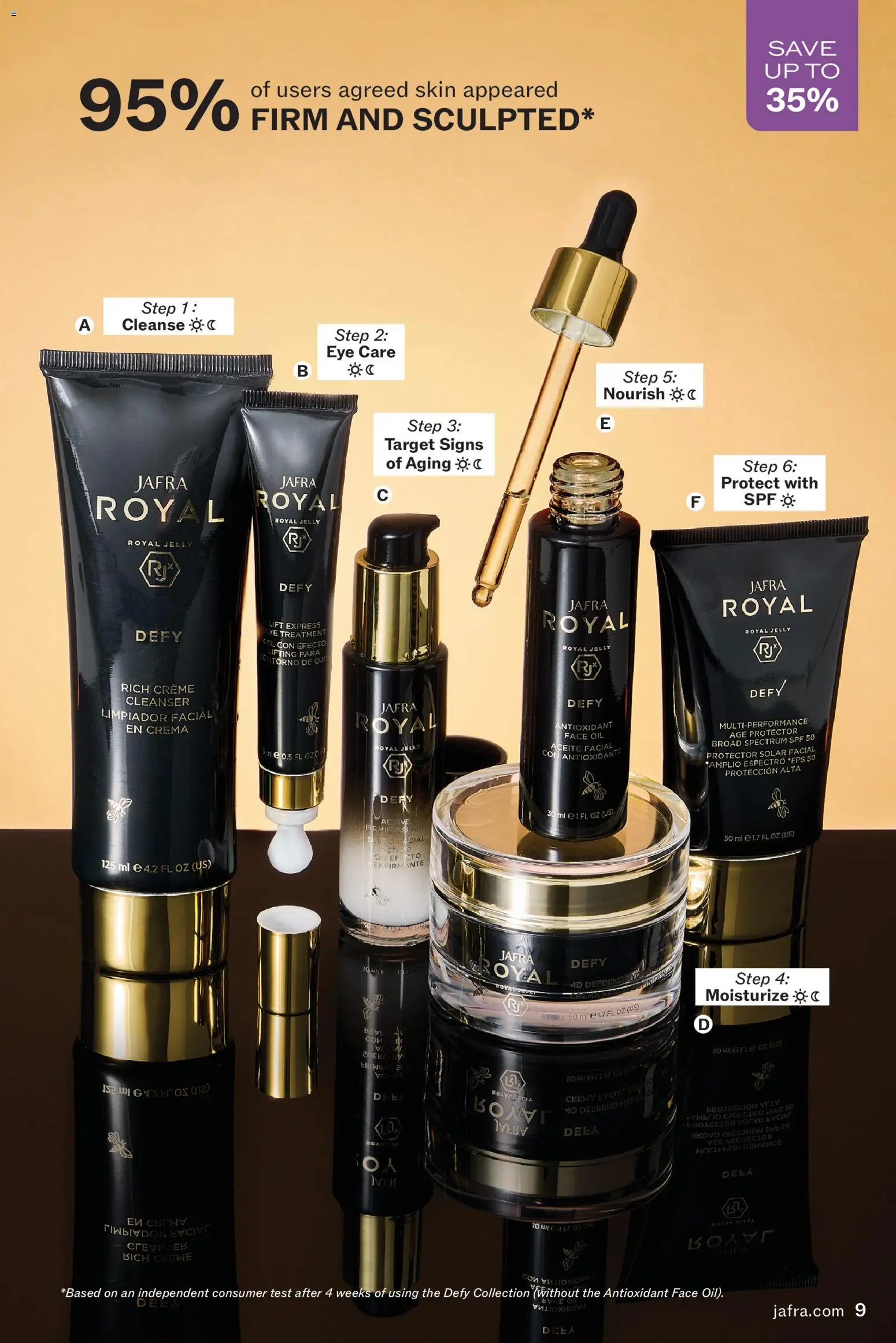 JAFRA folleto │ válido desde el 01.02.2026 | Página: 9 | Productos: Protector solar, Aceite, Crema