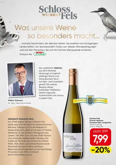 SPAR Gourmet Schloss Weingut Fels Wein ab 23.10.2025 gültig