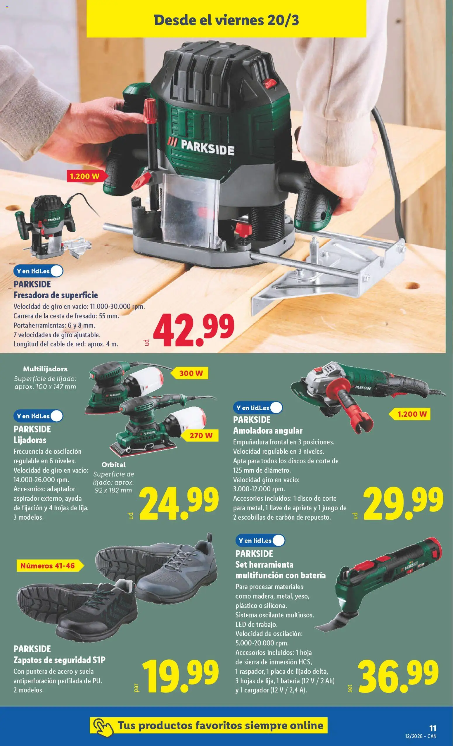 Lidl folleto de bazar │ válido desde el 16.03.2026 | Página: 21 | Productos: Disco, Adaptador, Aspirador, Batería