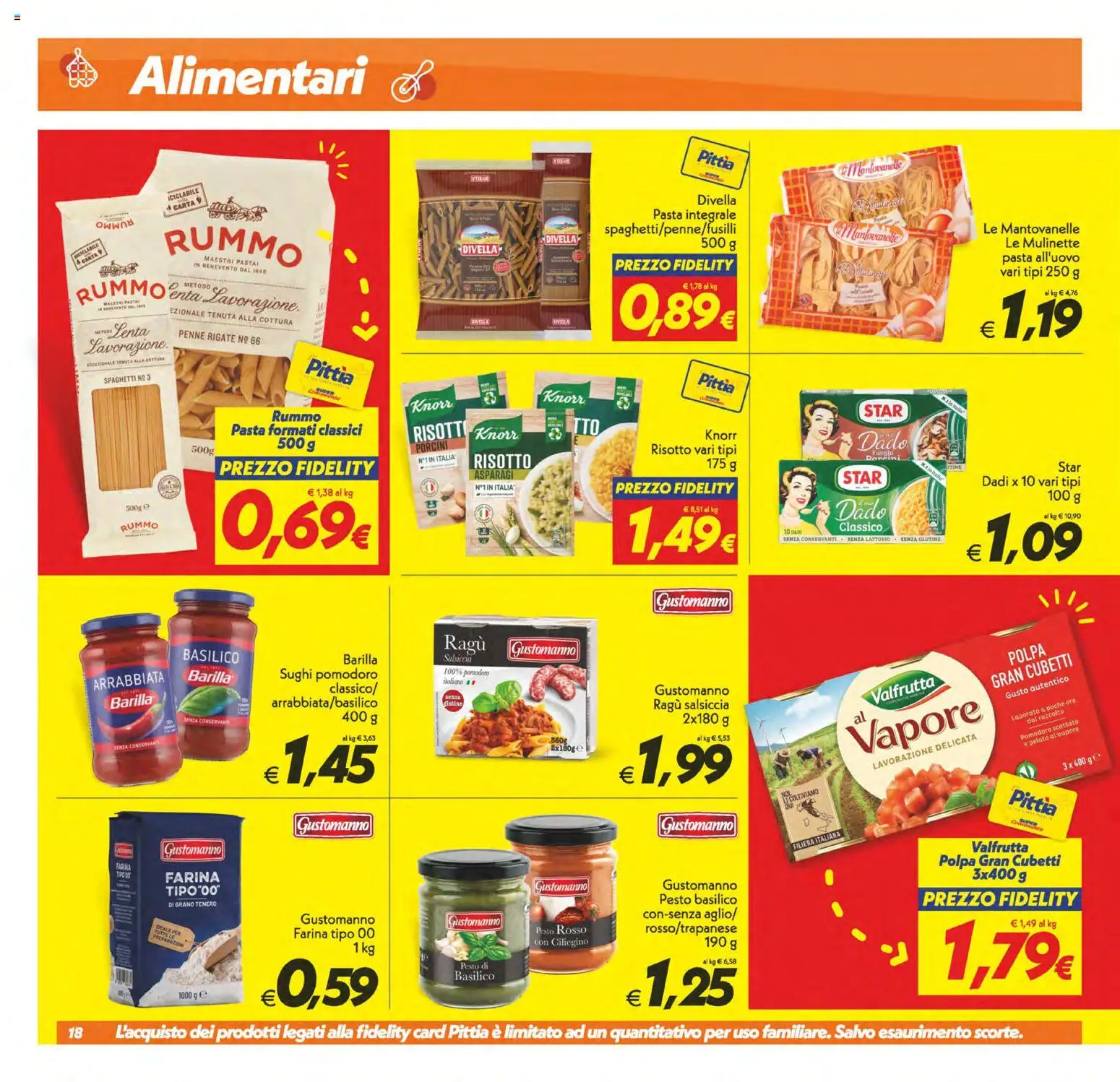 Volantino SuperConveniente del 17.04.2026 | Pagina: 18 | Prodotti: Pomodoro, Salsiccia, Basilico, Ragú