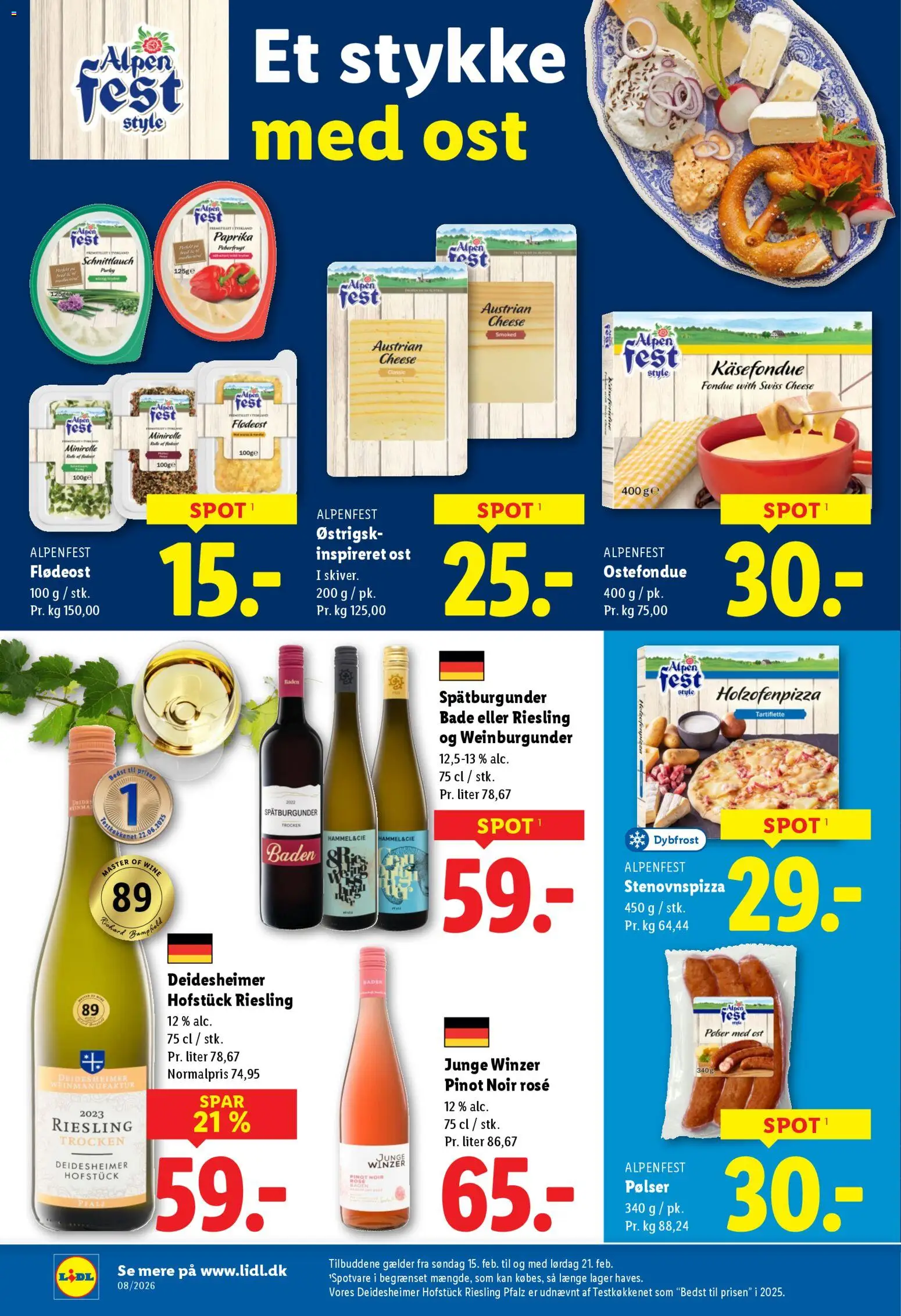 Lidl tilbudsavis – gyldig fra 19.02.2026 | Side: 30 | Produkter: Ost, Pølser, Søm, Peberfrugt