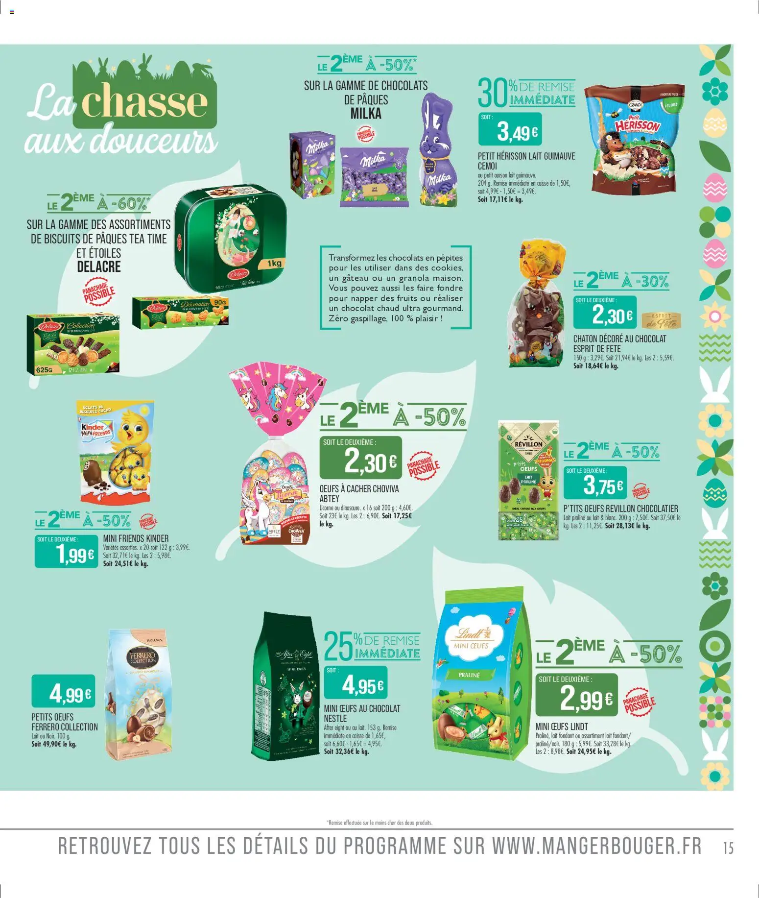 {H1} | Page: 17 | Produits: Lait, Œufs, Chocolat, Biscuits