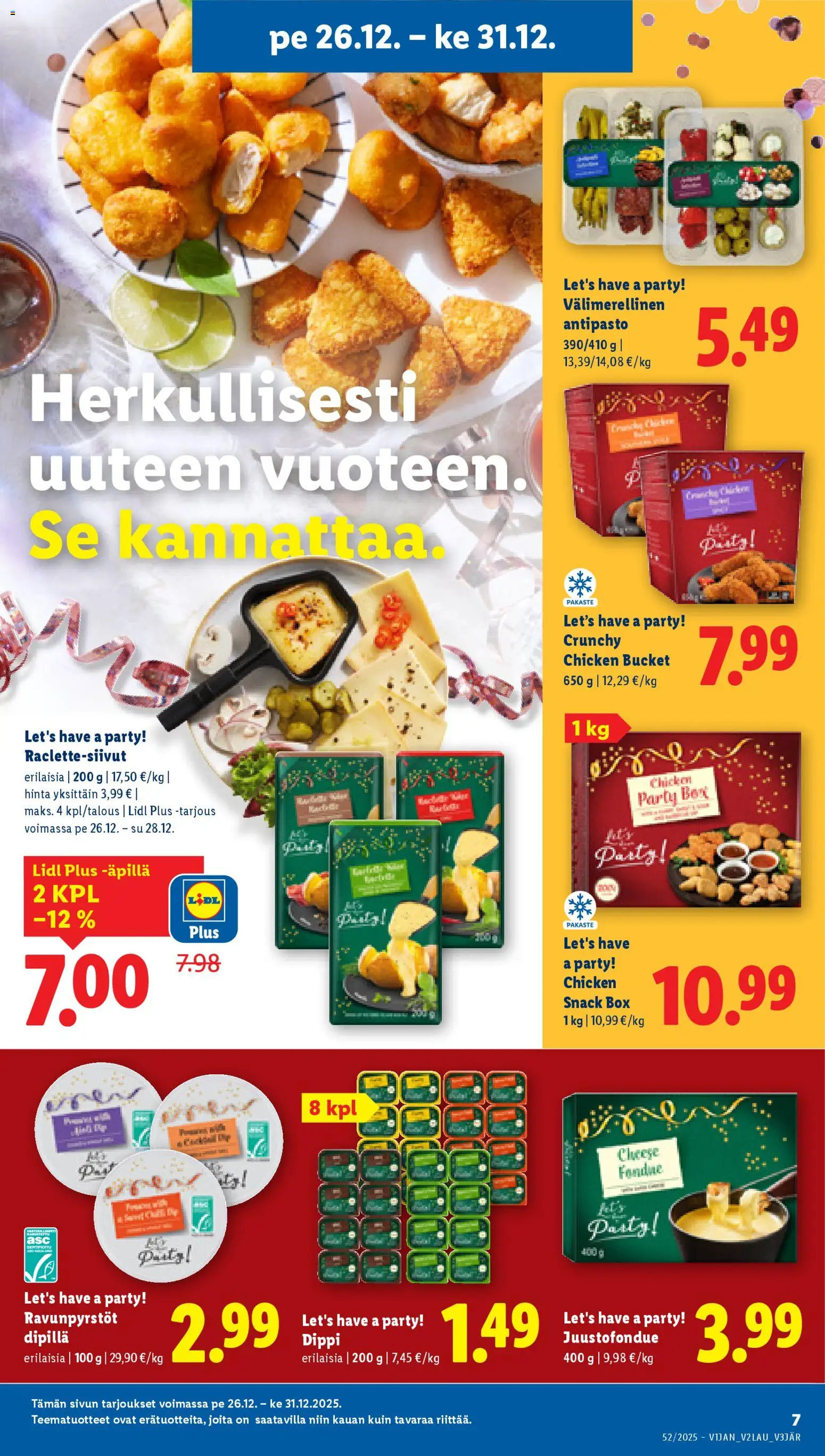 Lidl tarjoukset - Helsinki – voimassa 26.12.2025 alkaen | Sivu: 7