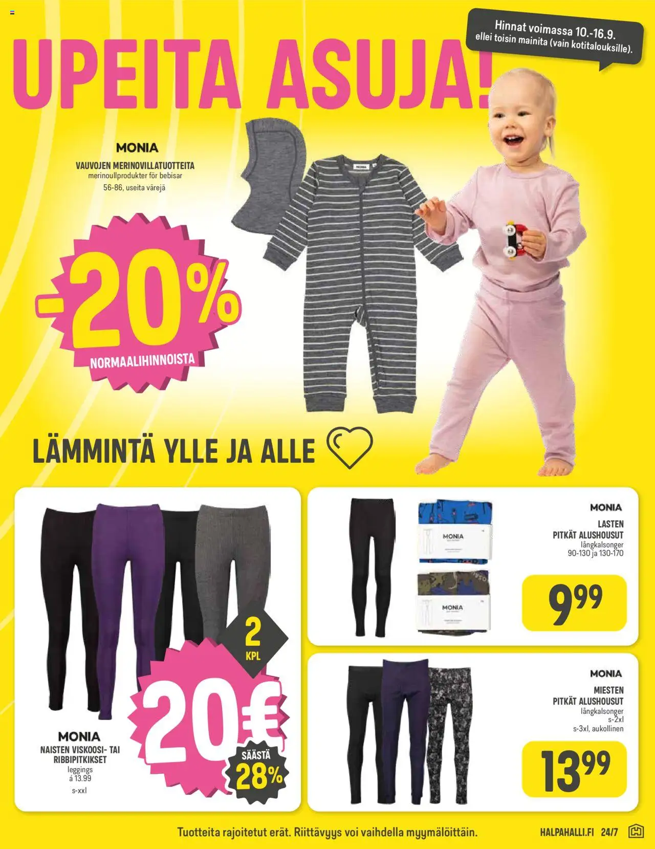 Halpa Halli tarjoukset – voimassa 10.09.2025 alkaen | Sivu: 9 | Tuotteet: Voi, Alushousut