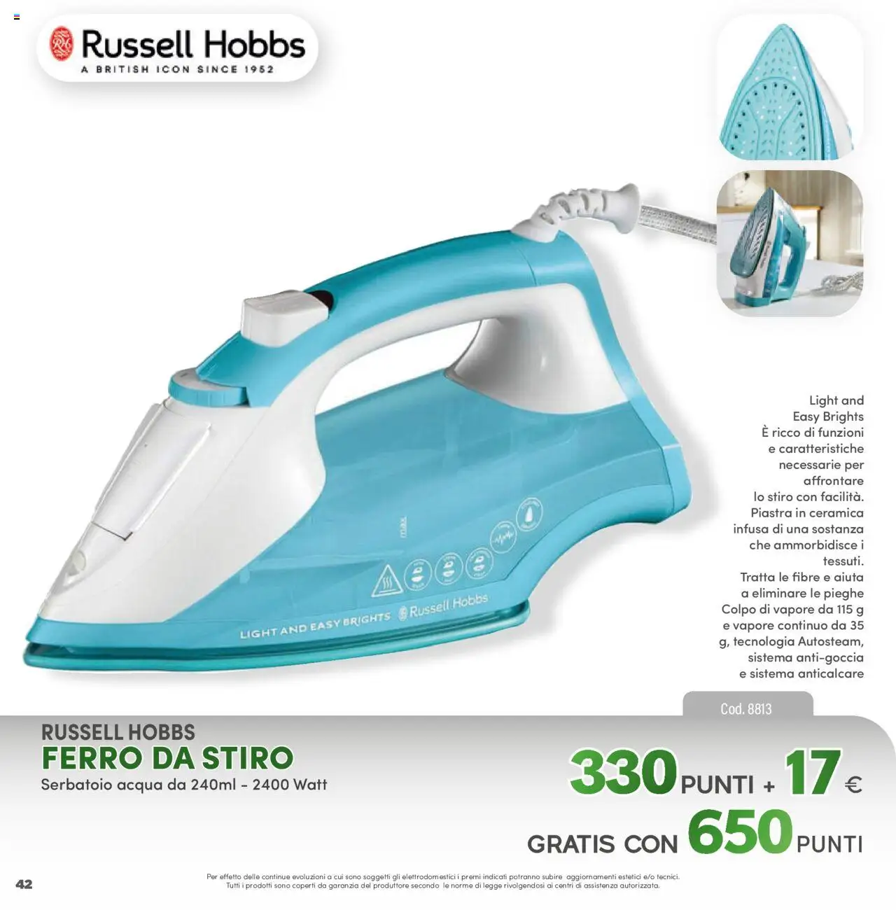 Volantino PIM Supermercati del 12.04.2025 | Pagina: 42 | Prodotti: Anticalcare, Acqua, Ferro da stiro