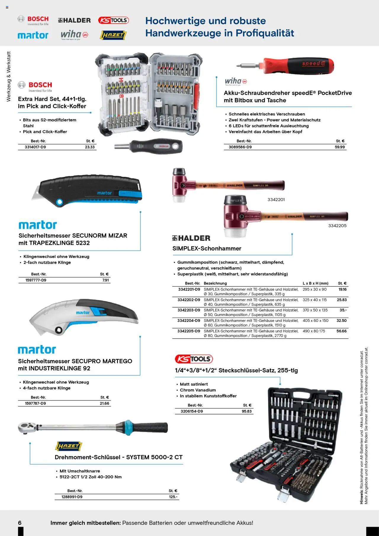 Conrad Aktionskatalog gültig ab 25.08.2025 | Seite: 8 | Produkte: Tasche